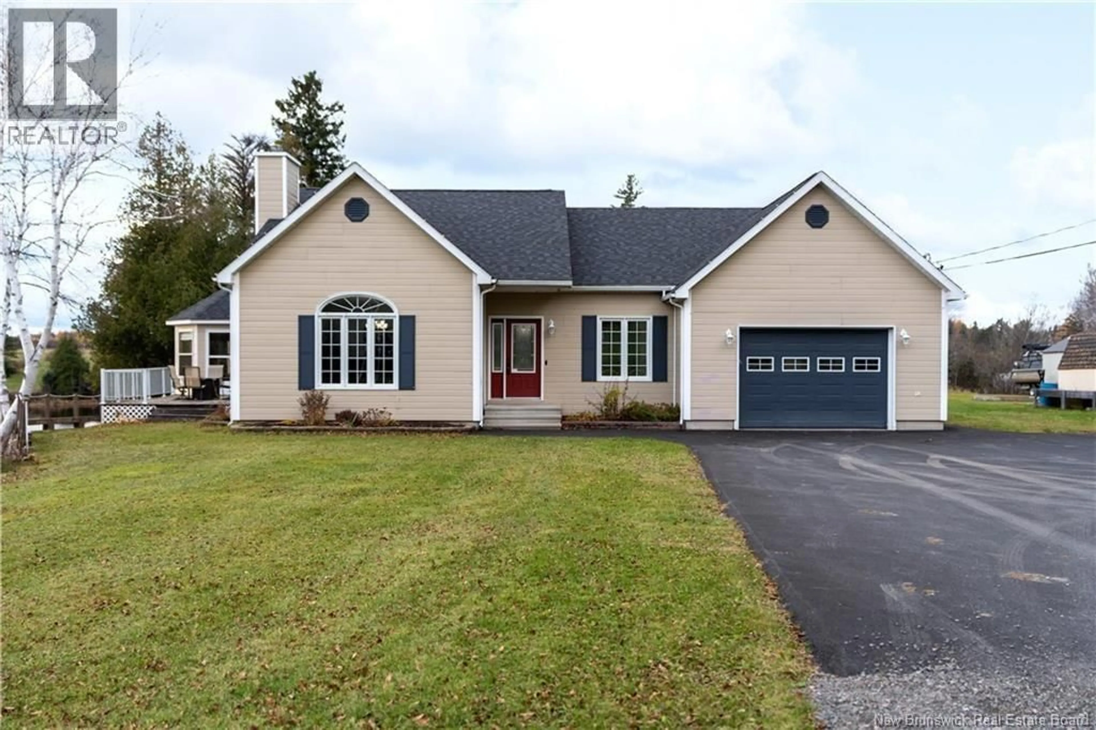 Home with vinyl exterior material, street for 750 SAINT-CHARLES S, Saint-Charles New Brunswick E4W4X7