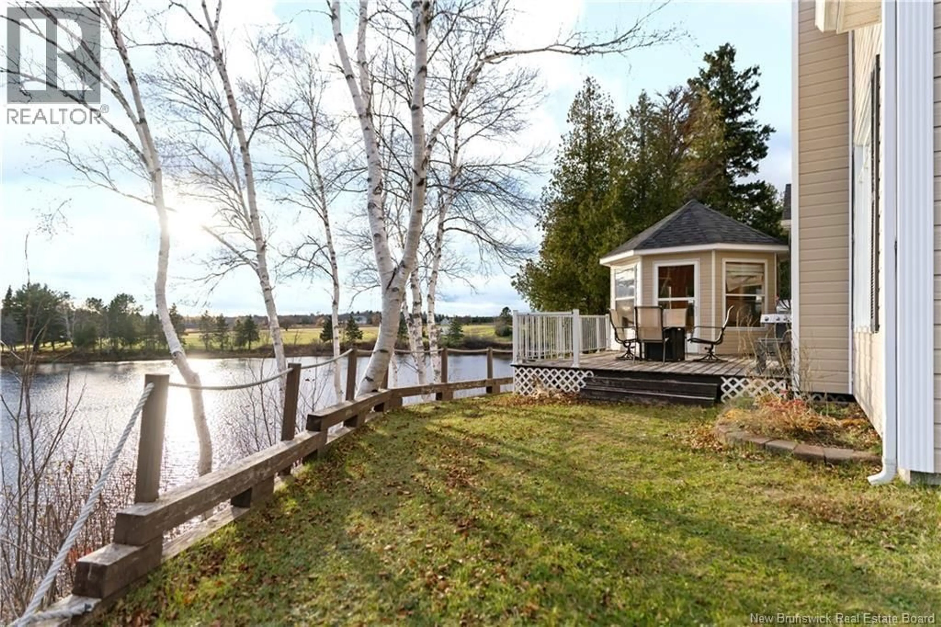 Patio, water/lake/river/ocean view for 750 SAINT-CHARLES S, Saint-Charles New Brunswick E4W4X7