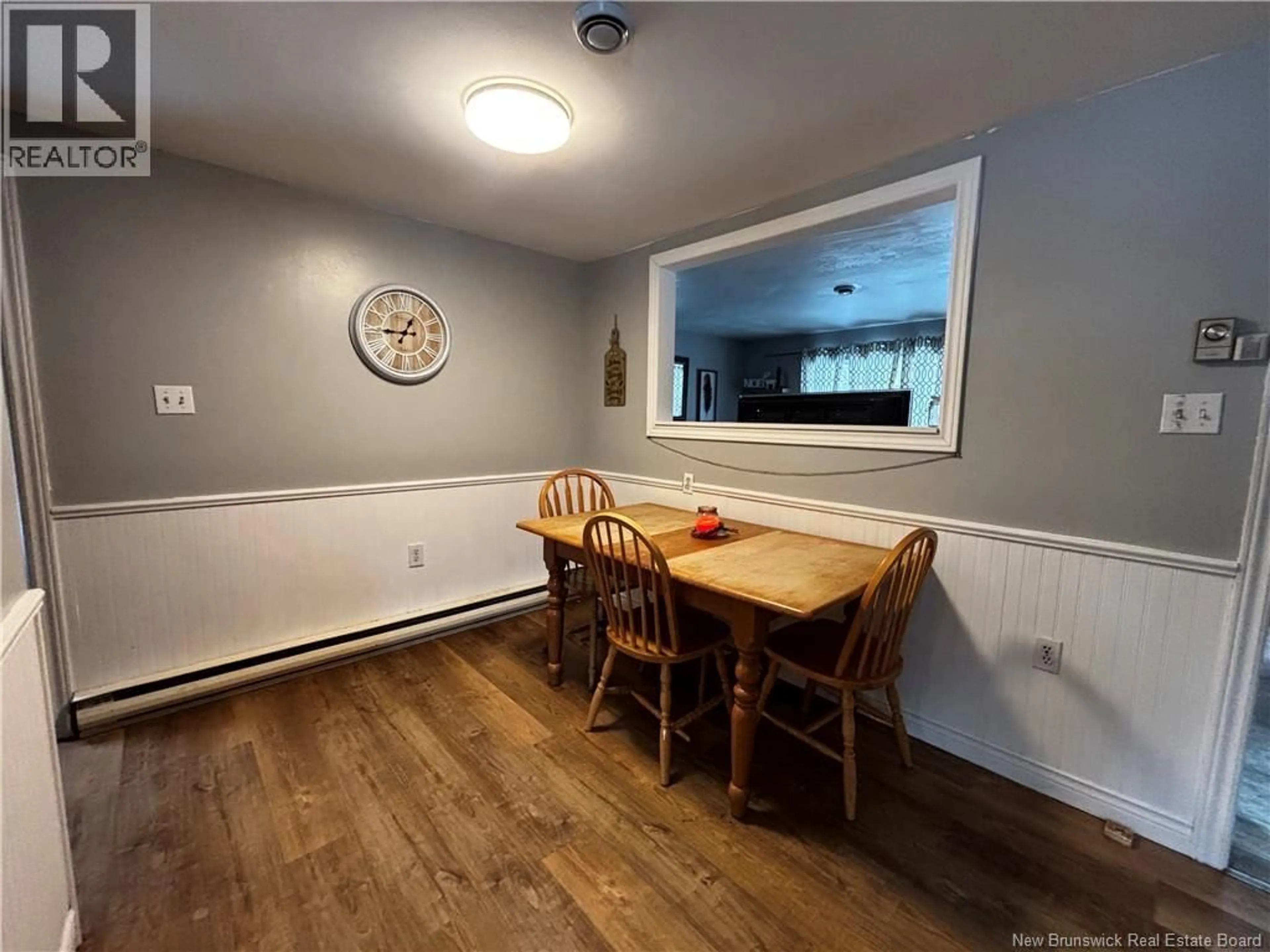 Dining room, wood/laminate floor for 46 UPPER HAMPSTEAD ROAD, Gagetown New Brunswick E5M1W2