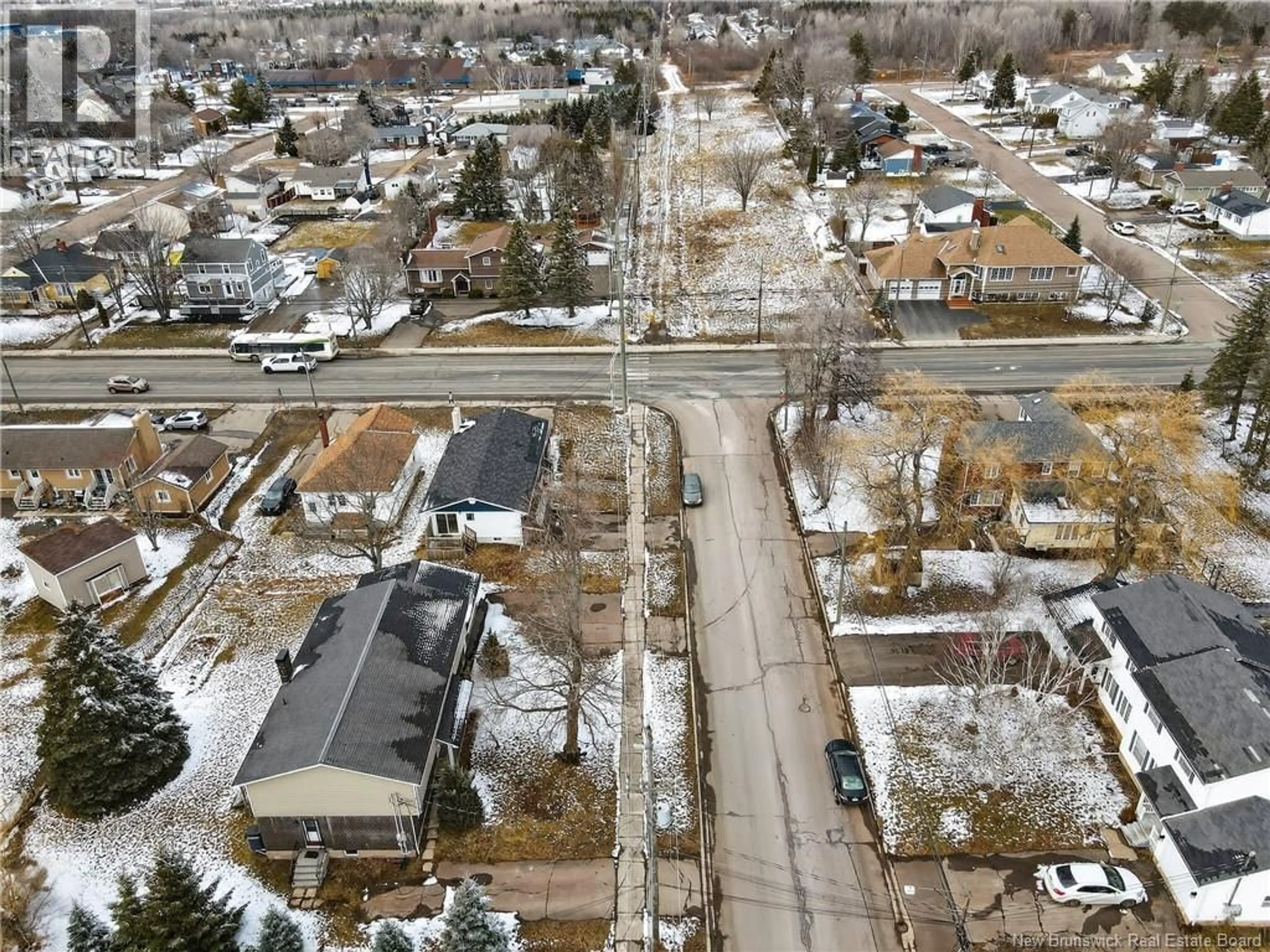A pic from outside/outdoor area/front of a property/back of a property/a pic from drone, street for 6 KENMORE DRIVE, Moncton New Brunswick E1A4J6