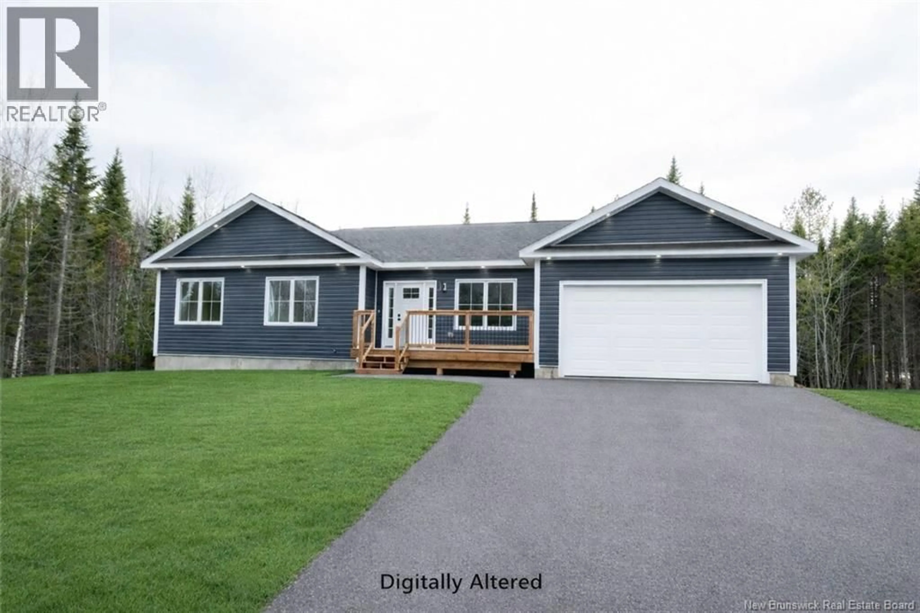 Home with vinyl exterior material, street for 4 CINDY LANE, Rusagonis New Brunswick E3B0V9