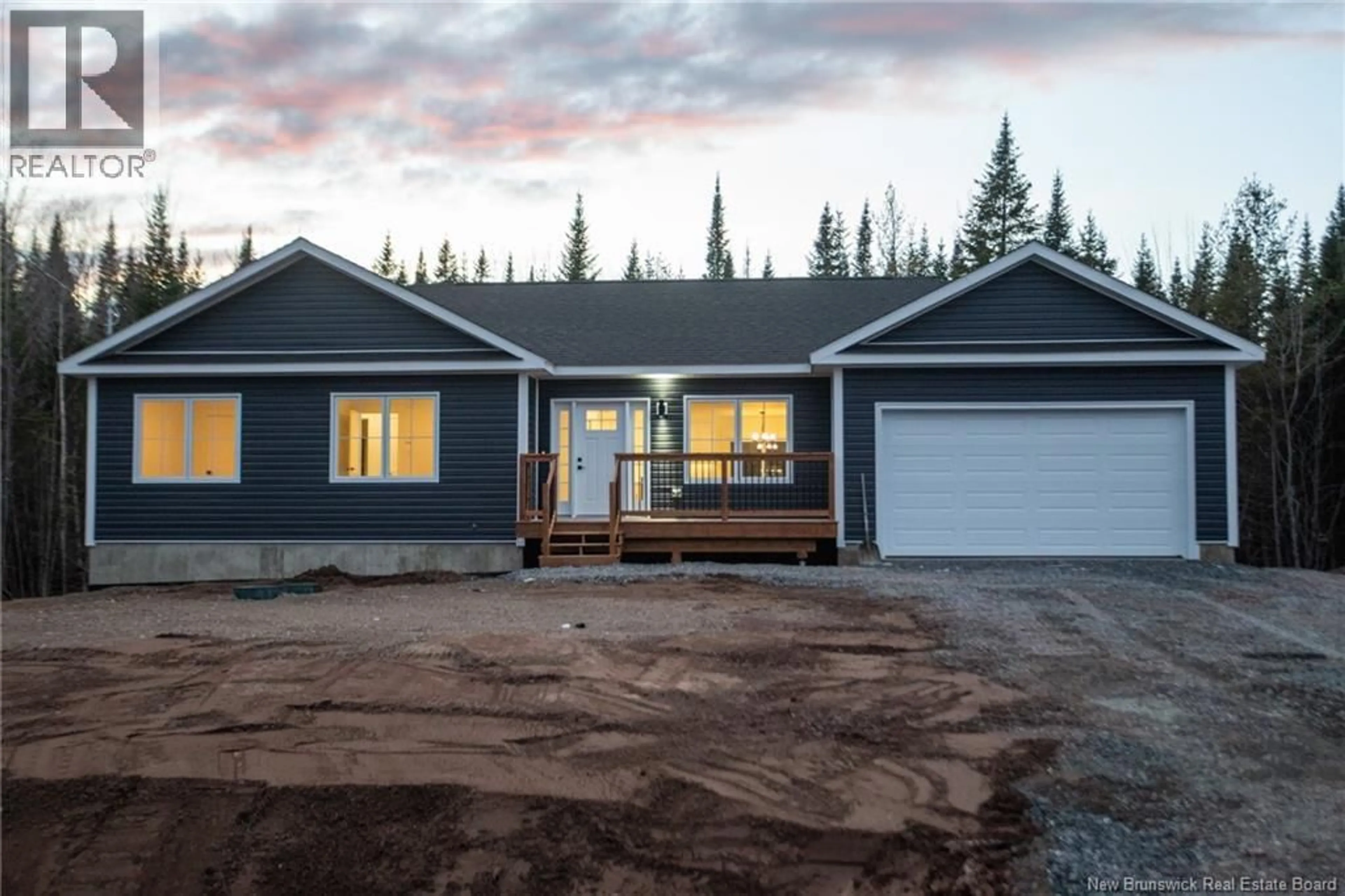 Home with vinyl exterior material, street for 4 CINDY LANE, Rusagonis New Brunswick E3B0V9