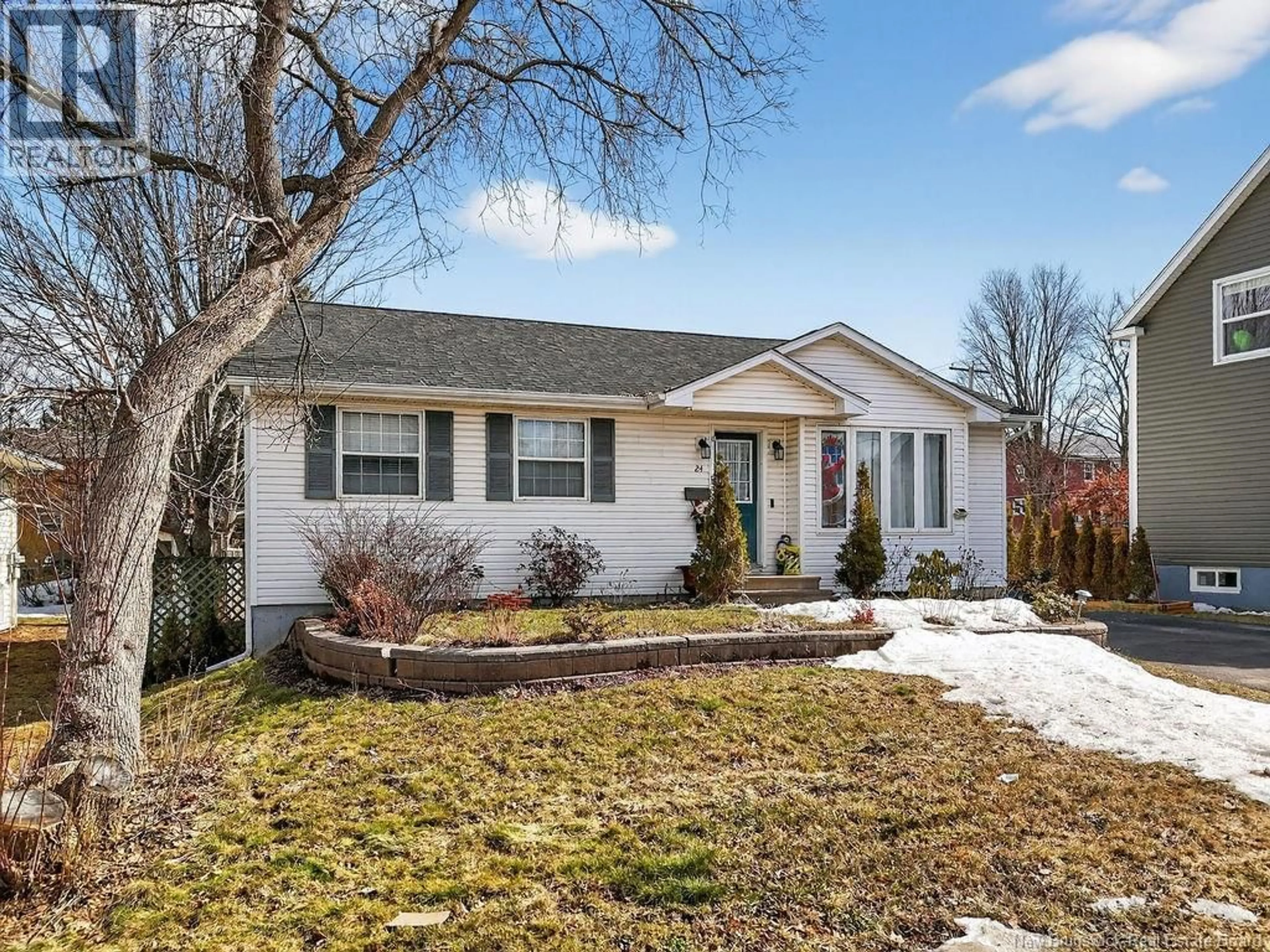 Home with vinyl exterior material, street for 24 MCCLELAN AVENUE, Riverview New Brunswick E1B1W8