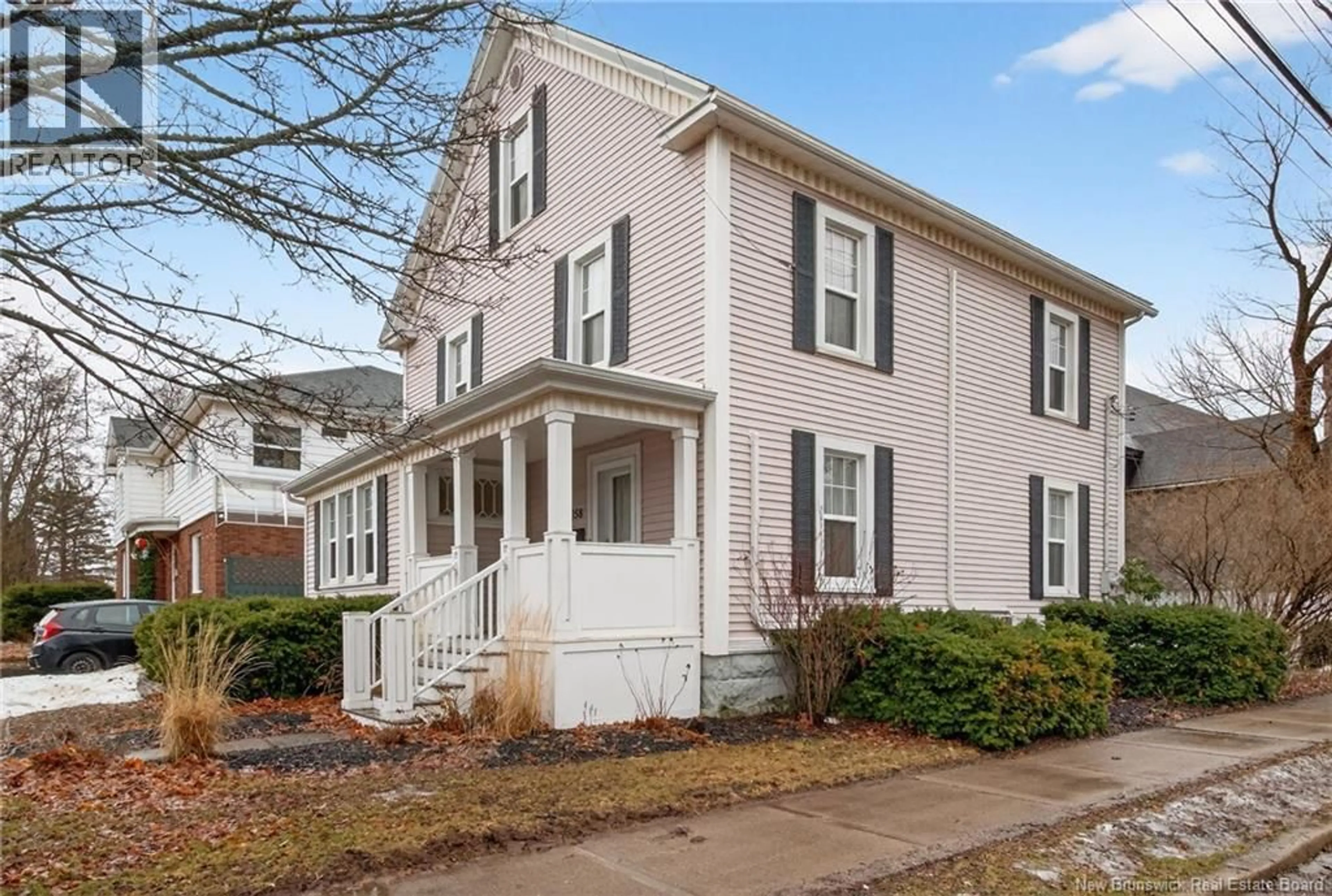 Home with vinyl exterior material, street for 158 BONACCORD STREET, Moncton New Brunswick E1C5L6