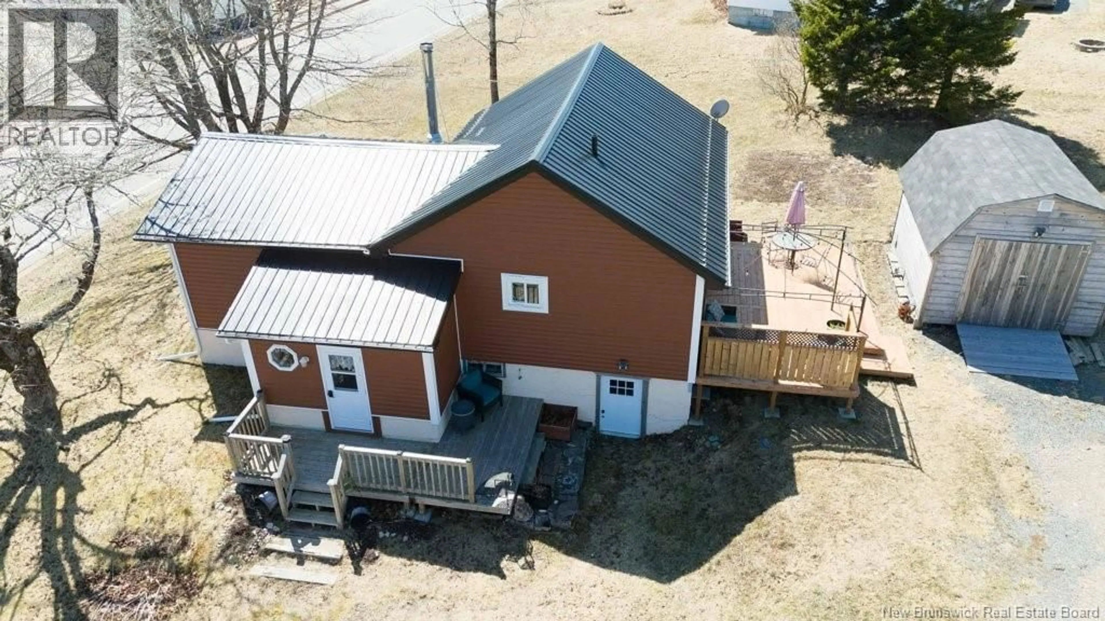A pic from outside/outdoor area/front of a property/back of a property/a pic from drone, building for 94 WALLACE COVE ROAD, Blacks Harbour New Brunswick E5H1H1