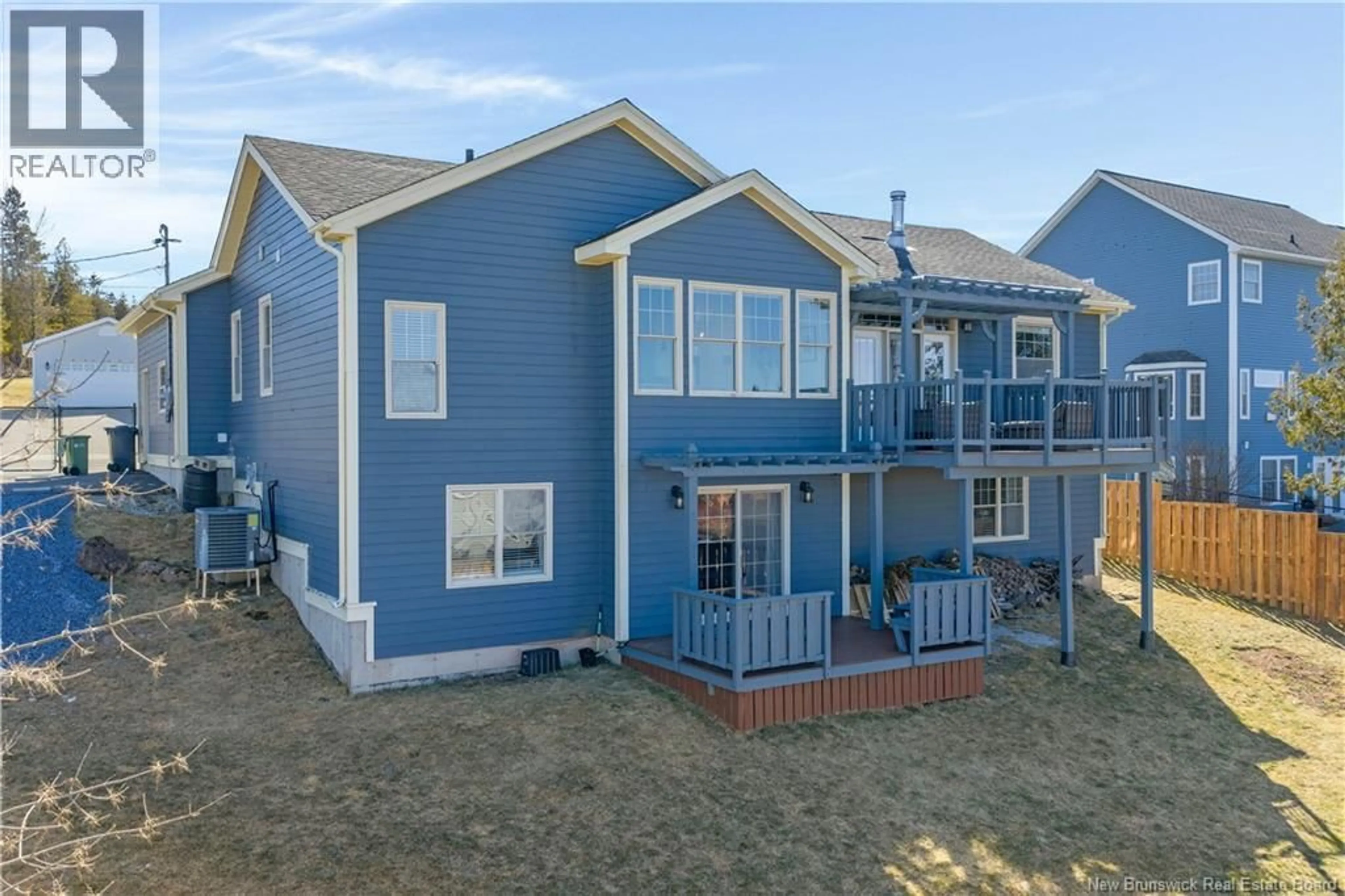 A pic from outside/outdoor area/front of a property/back of a property/a pic from drone, water/lake/river/ocean view for 19 PIONEER AVENUE, Quispamsis New Brunswick E2G0B1