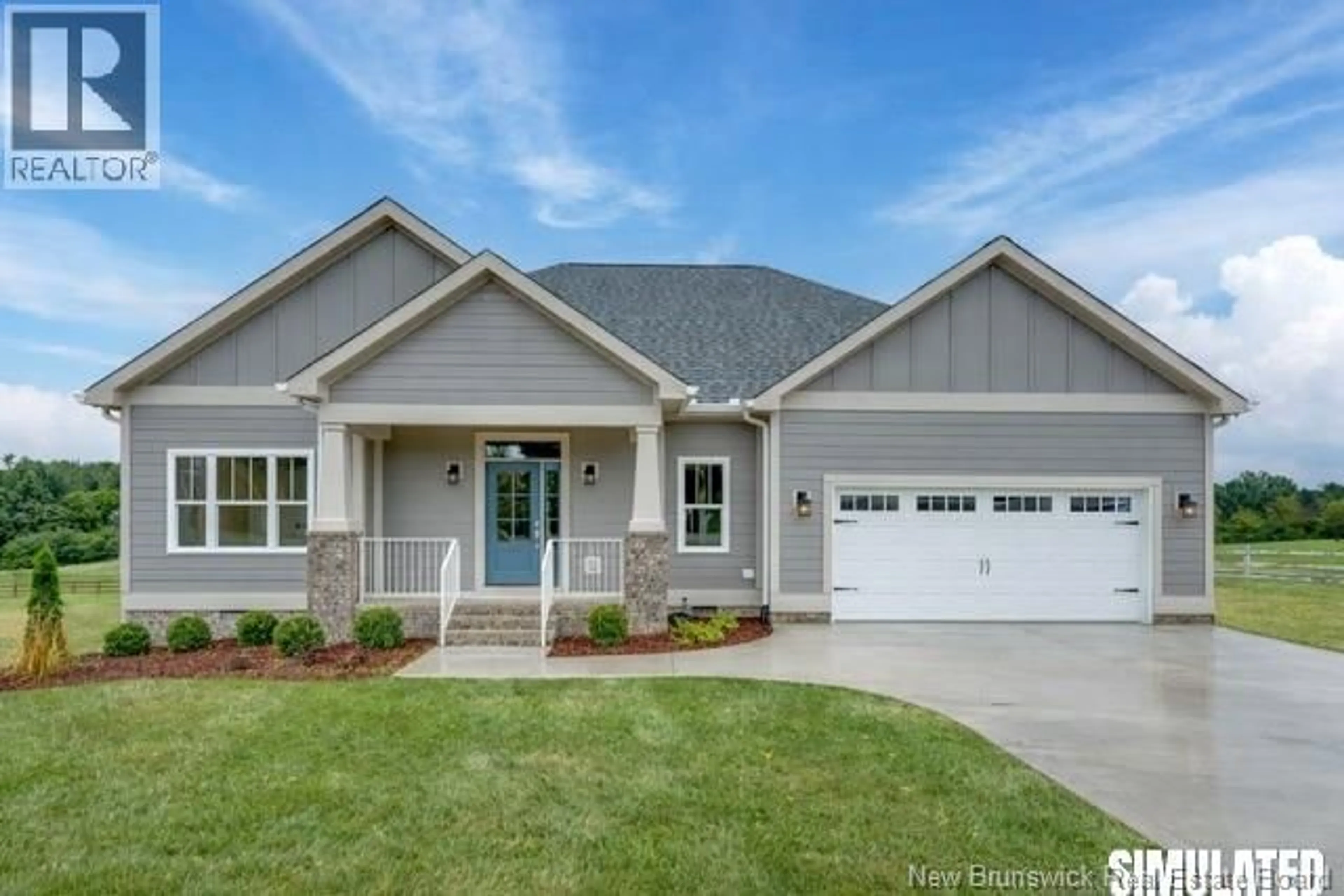 Home with brick exterior material, street for Lot 2 - 2022 O'LEARY ROAD, Beaver Dam New Brunswick E3B7V9