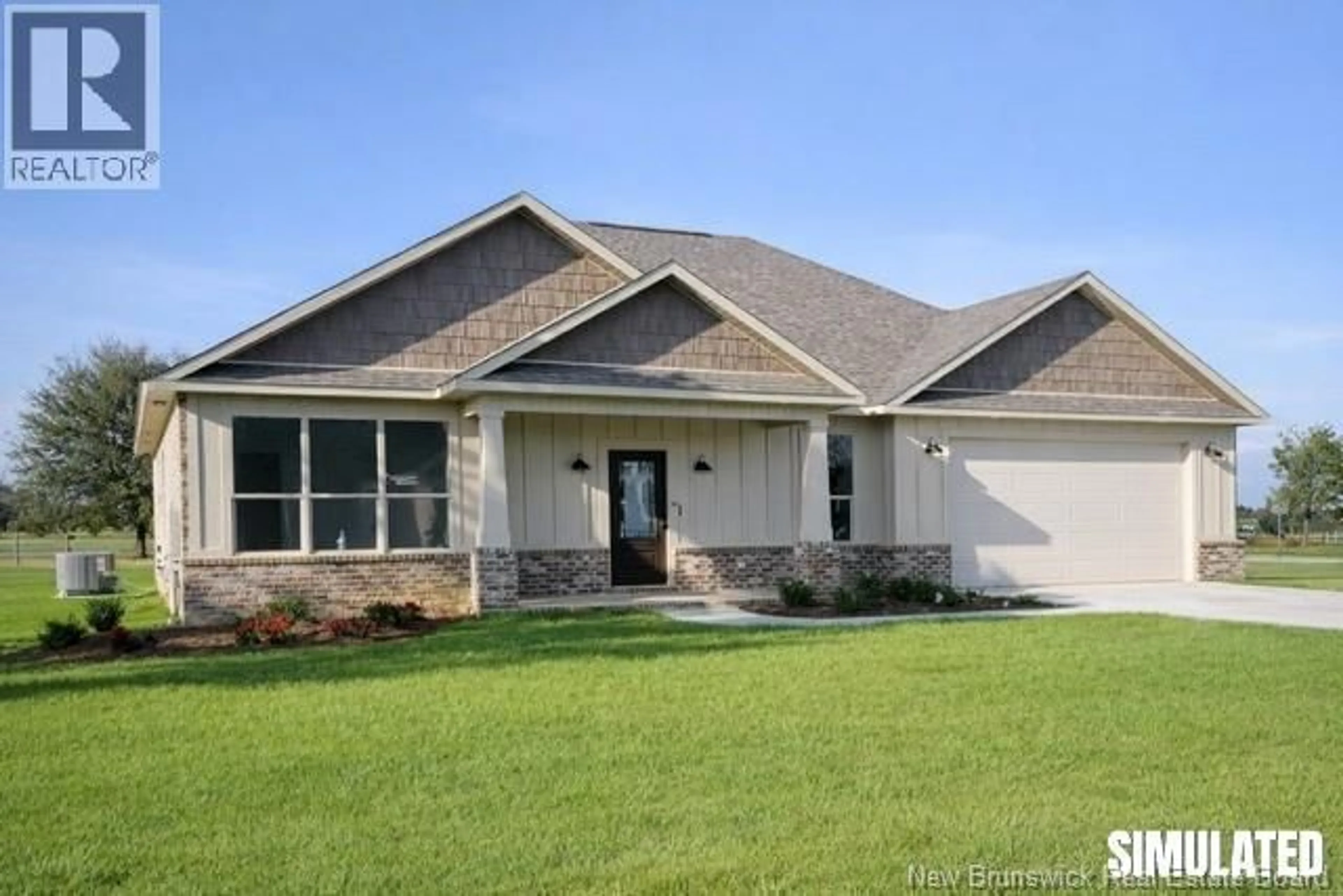 Home with vinyl exterior material, street for Lot 2 - 2022 O'LEARY ROAD, Beaver Dam New Brunswick E3B7V9