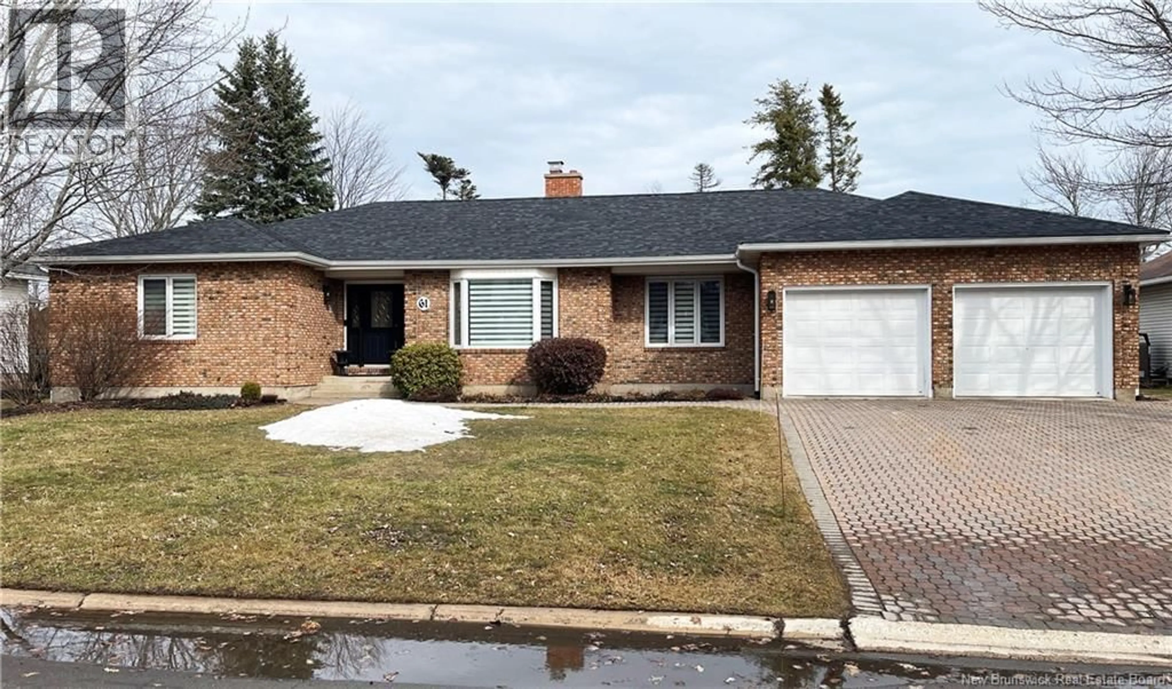 Home with brick exterior material, street for 61 COUNTRY CLUB ROAD, Riverview New Brunswick E1B4N7