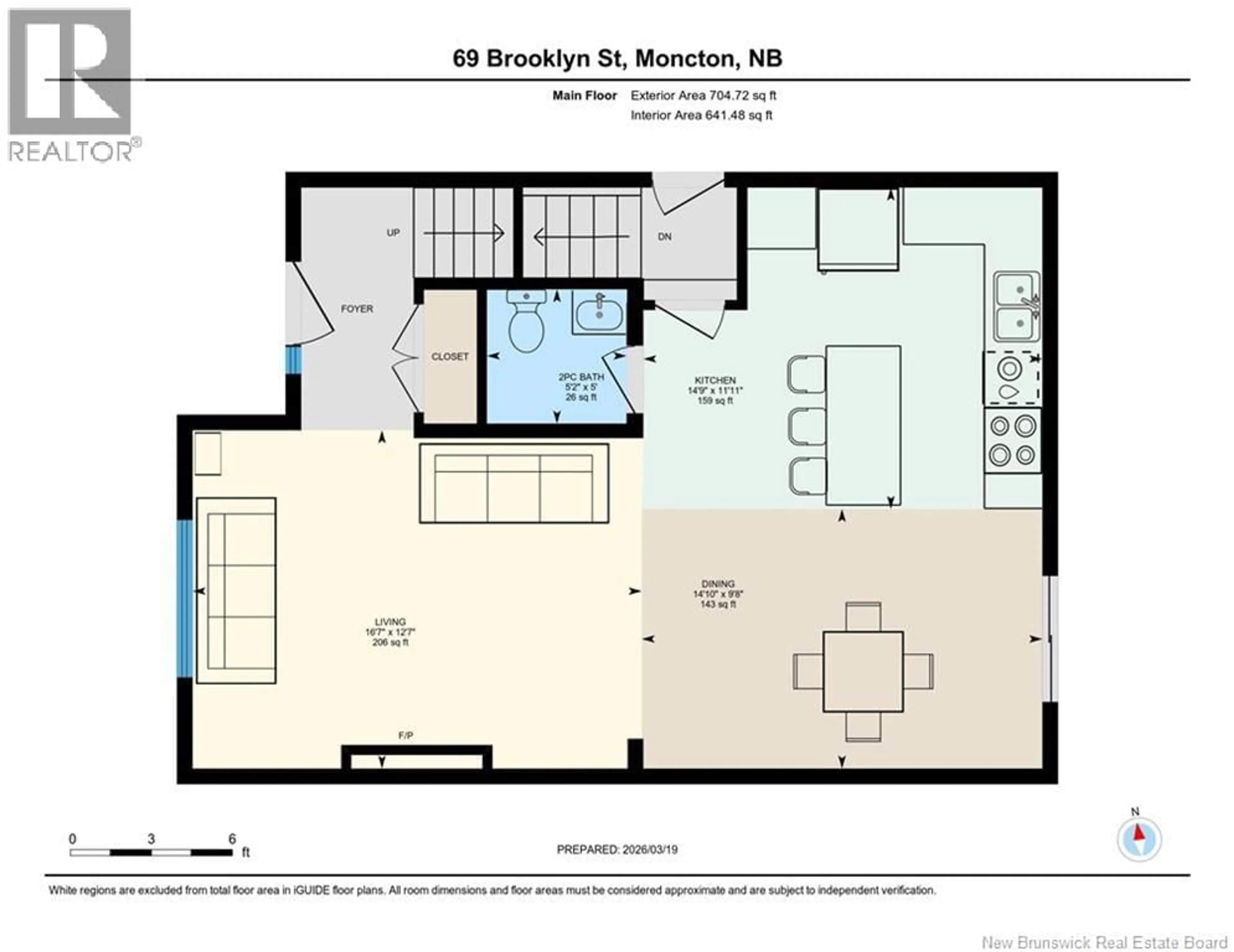 Floor plan for 60 BROOKLYN STREET, Moncton New Brunswick E1A9A6