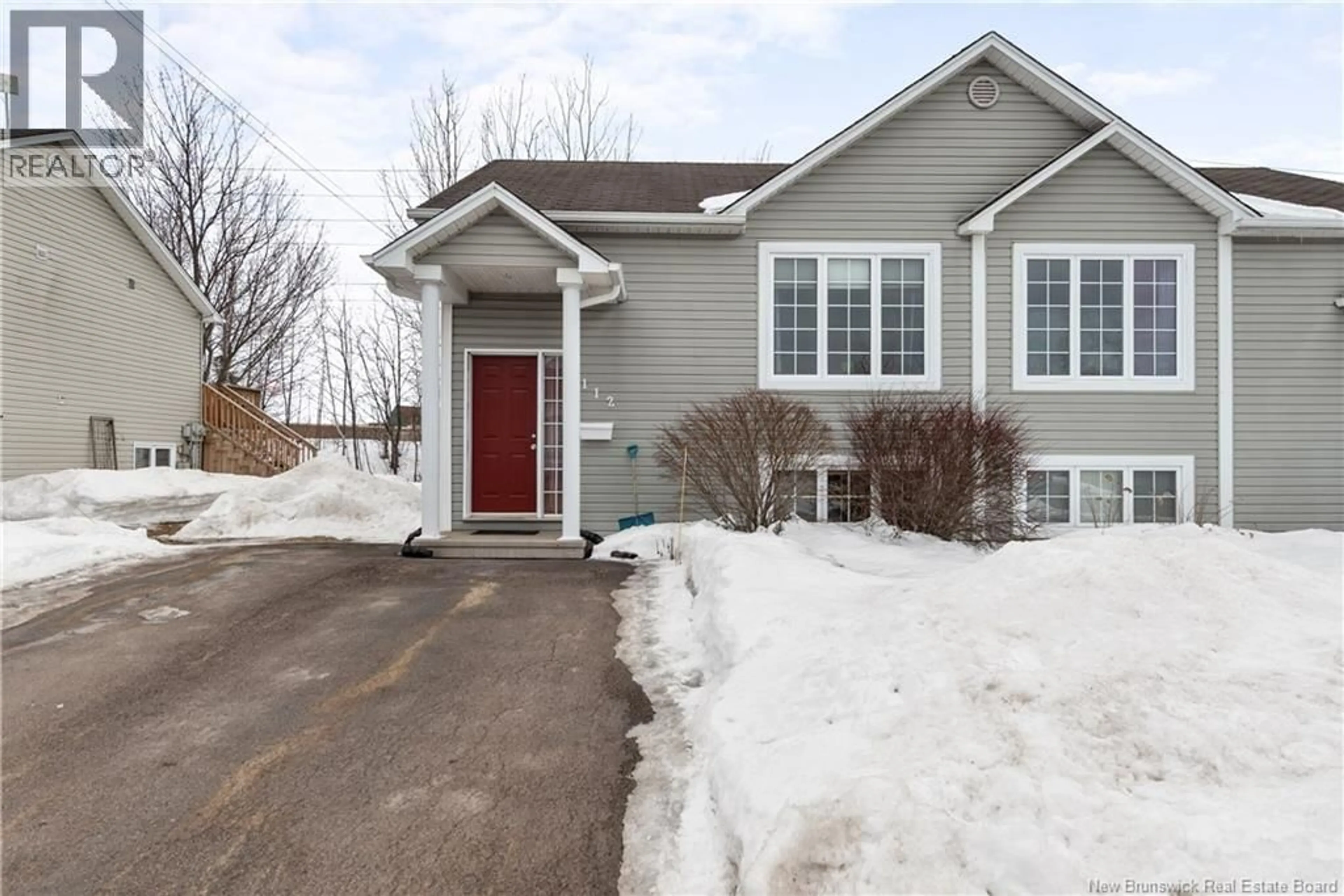Home with vinyl exterior material, street for 112 MOUNT PLEASANT ROAD, Moncton New Brunswick E1G5J2