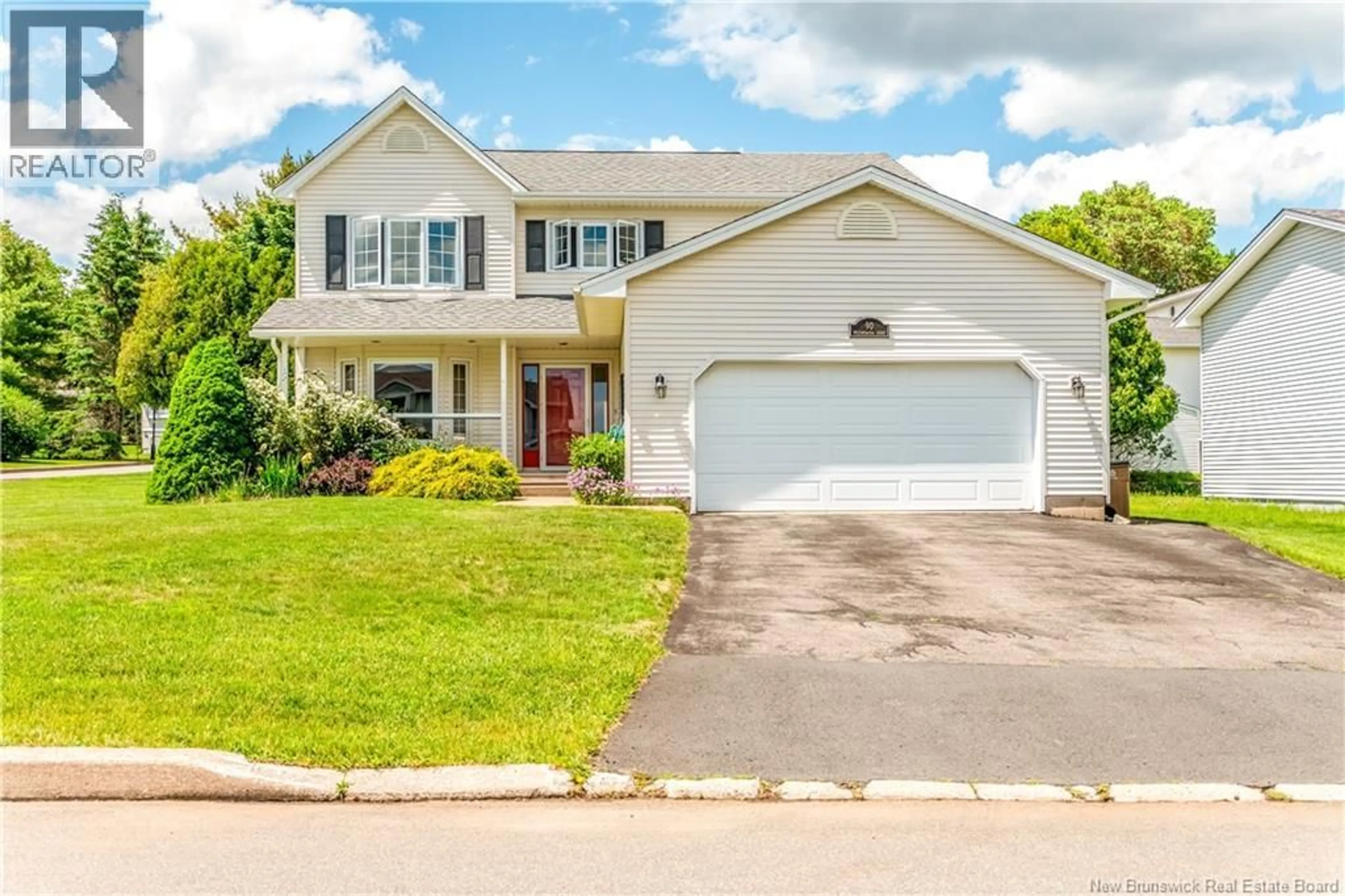 Home with vinyl exterior material, street for 90 WESTMINSTER CRESCENT, Saint John New Brunswick E2K4S3