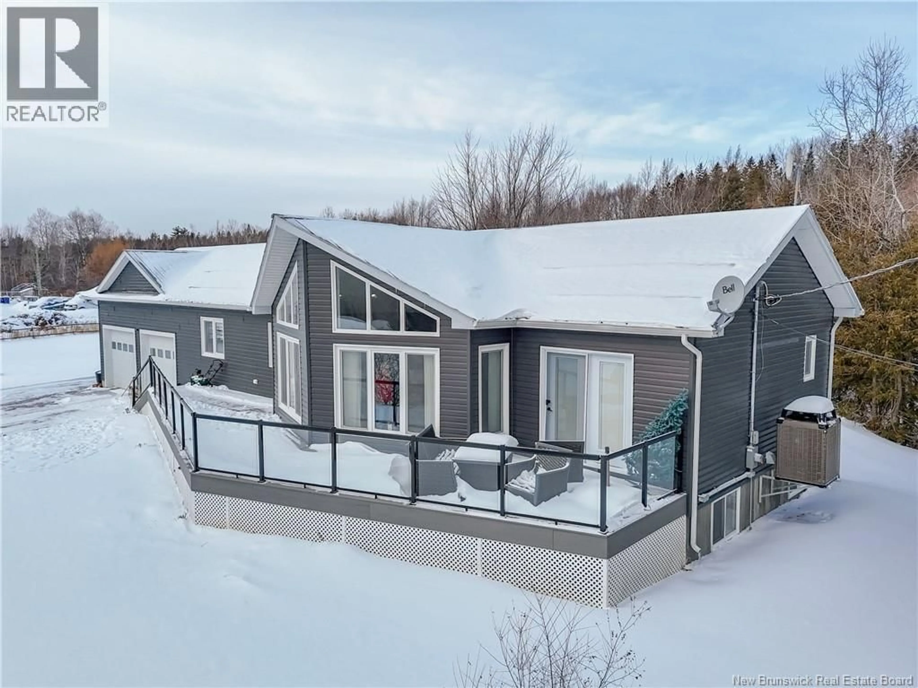 A pic from outside/outdoor area/front of a property/back of a property/a pic from drone, mountain view for 9713 ROUTE 8, Blissfield New Brunswick E9C1K7