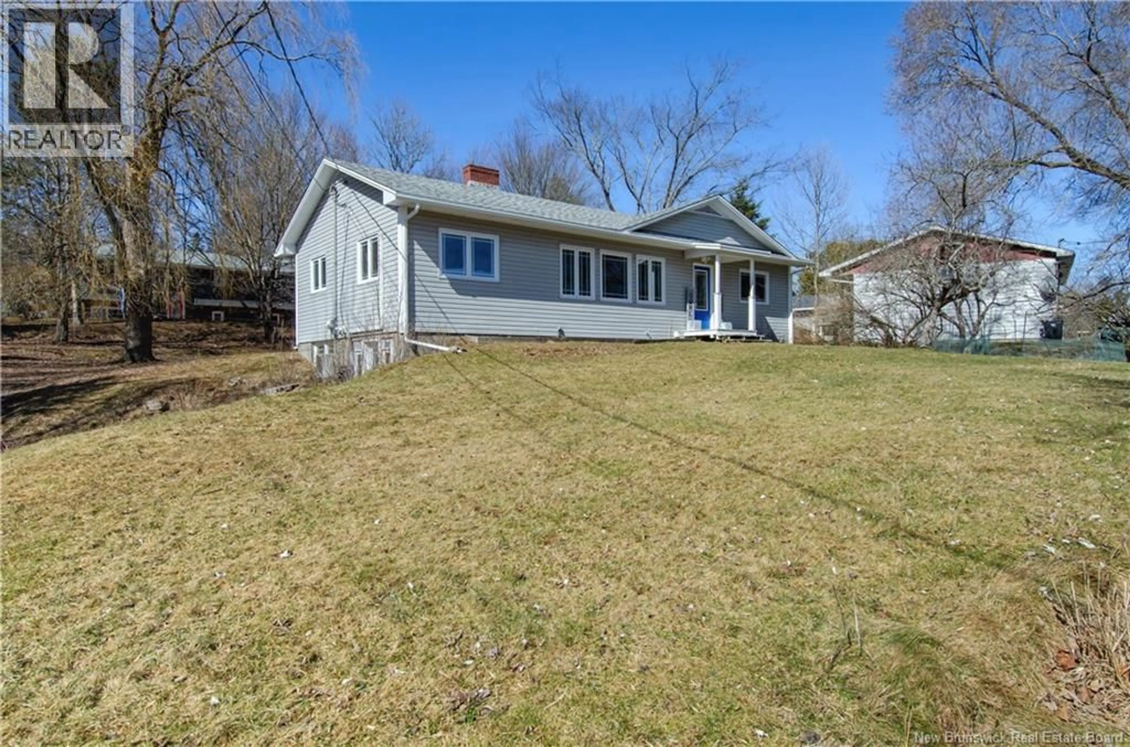 A pic from outside/outdoor area/front of a property/back of a property/a pic from drone, street for 14 CEMETERY ROAD, Hampton New Brunswick E5N3B1