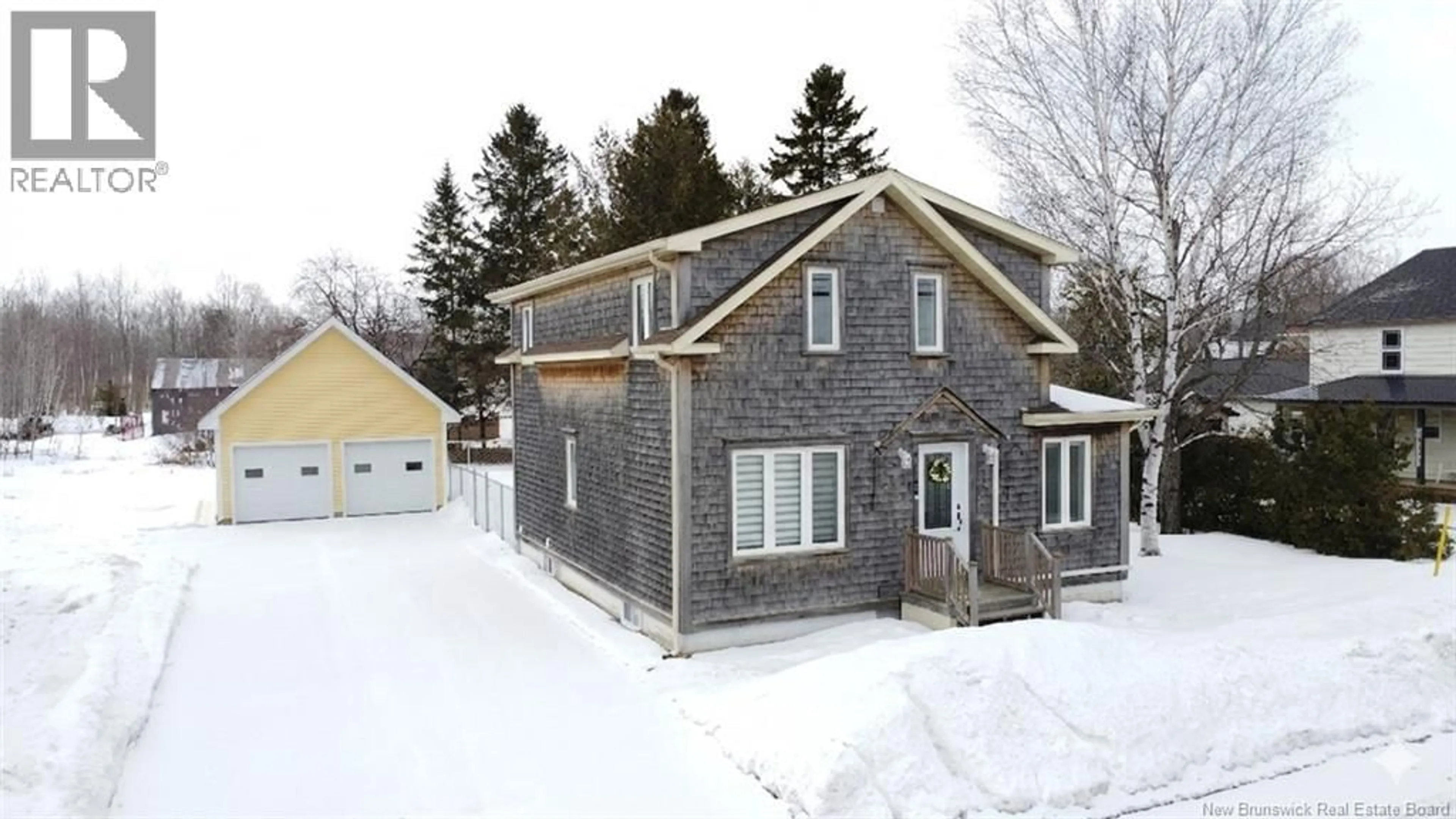 A pic from outside/outdoor area/front of a property/back of a property/a pic from drone, street for 316 ROUTE 160, Allardville New Brunswick E8L1J8