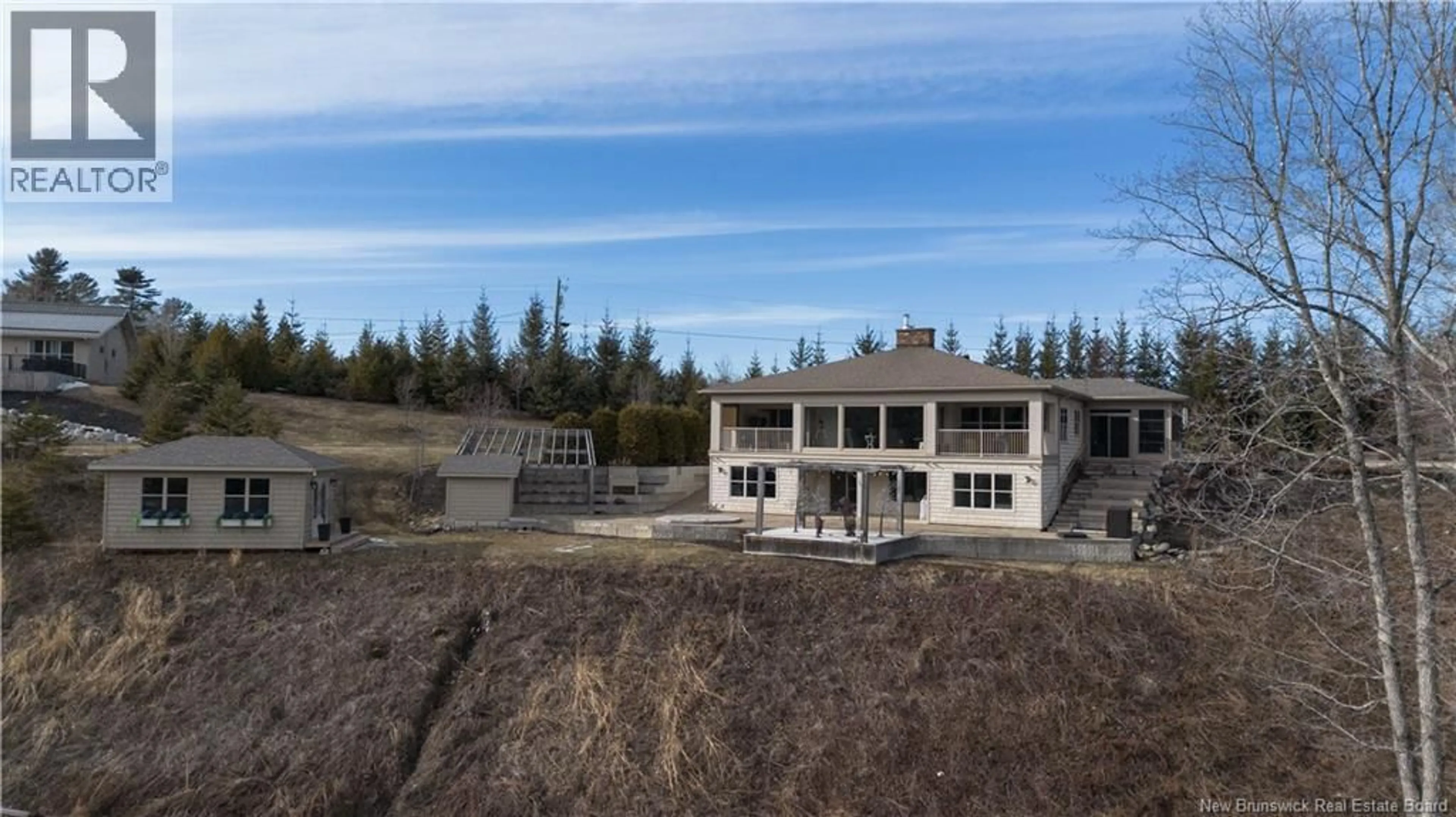 A pic from outside/outdoor area/front of a property/back of a property/a pic from drone, building for 19 LONDON ROAD, Jackson Falls New Brunswick E7M5S1