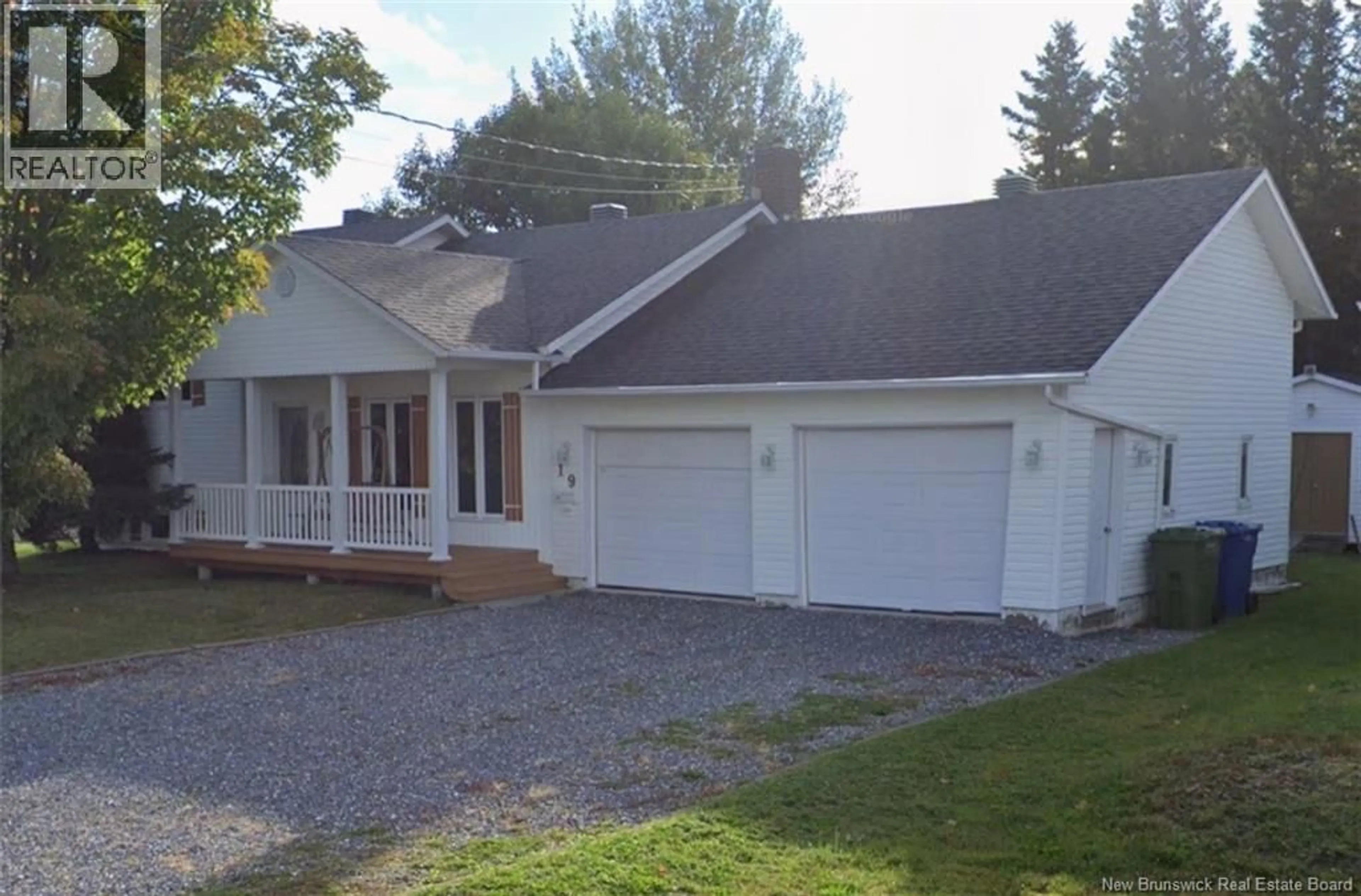 Home with vinyl exterior material, street for 19 BELISLE AVENUE, Edmundston New Brunswick E3V3W9