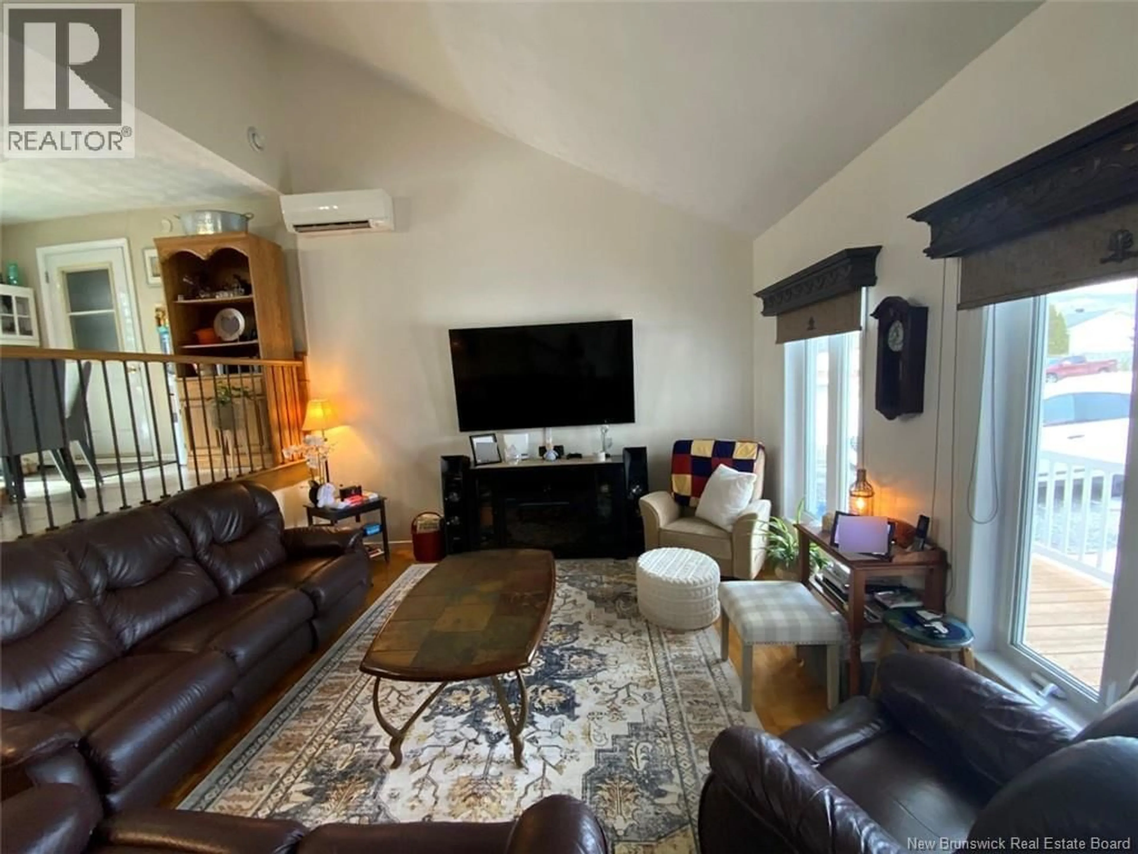 Living room with furniture, unknown for 19 BELISLE AVENUE, Edmundston New Brunswick E3V3W9