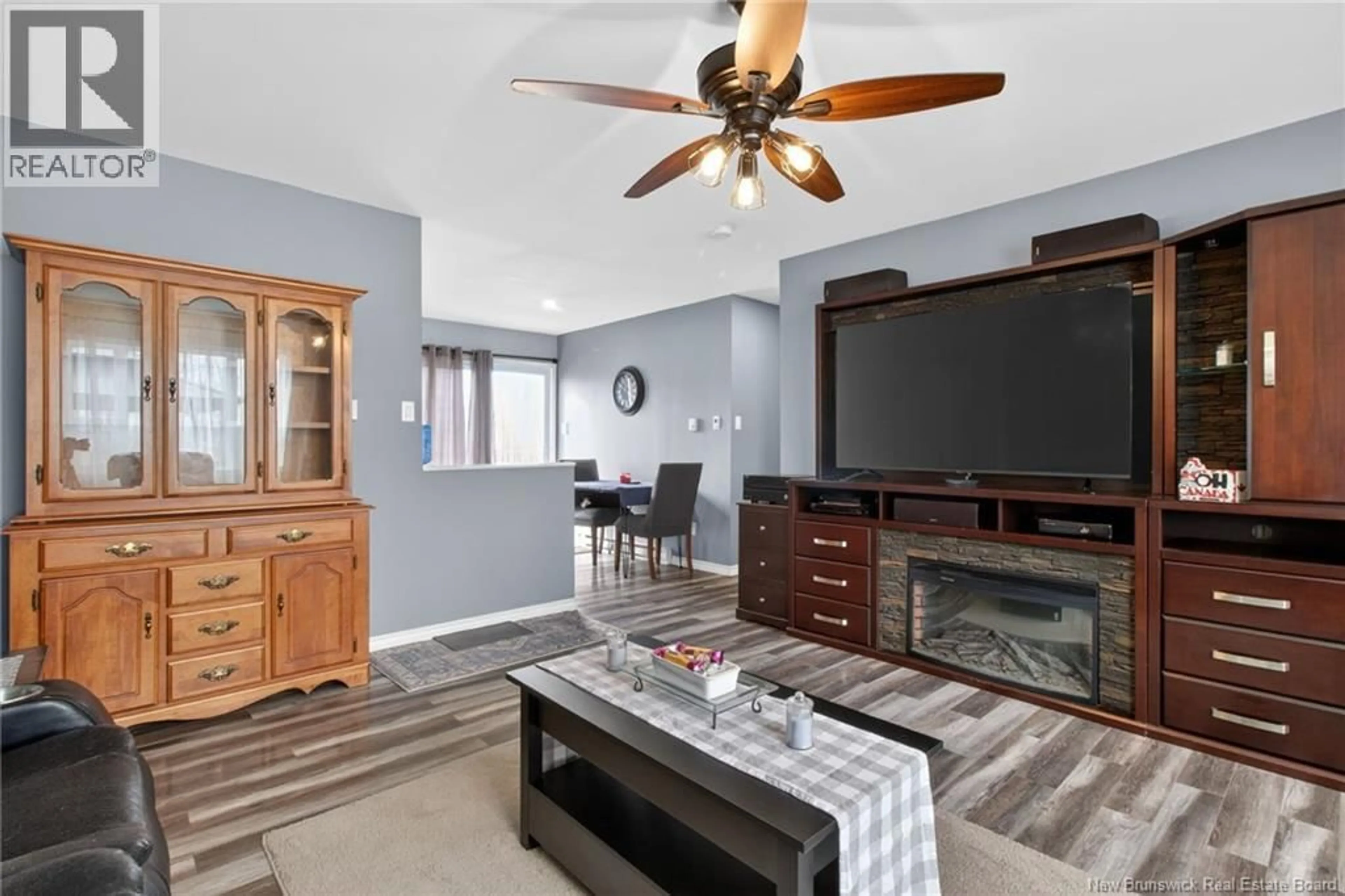 Living room with furniture, ceramic/tile floor for 3 BRIGHTON STREET, Boundary Creek New Brunswick E1G4B1