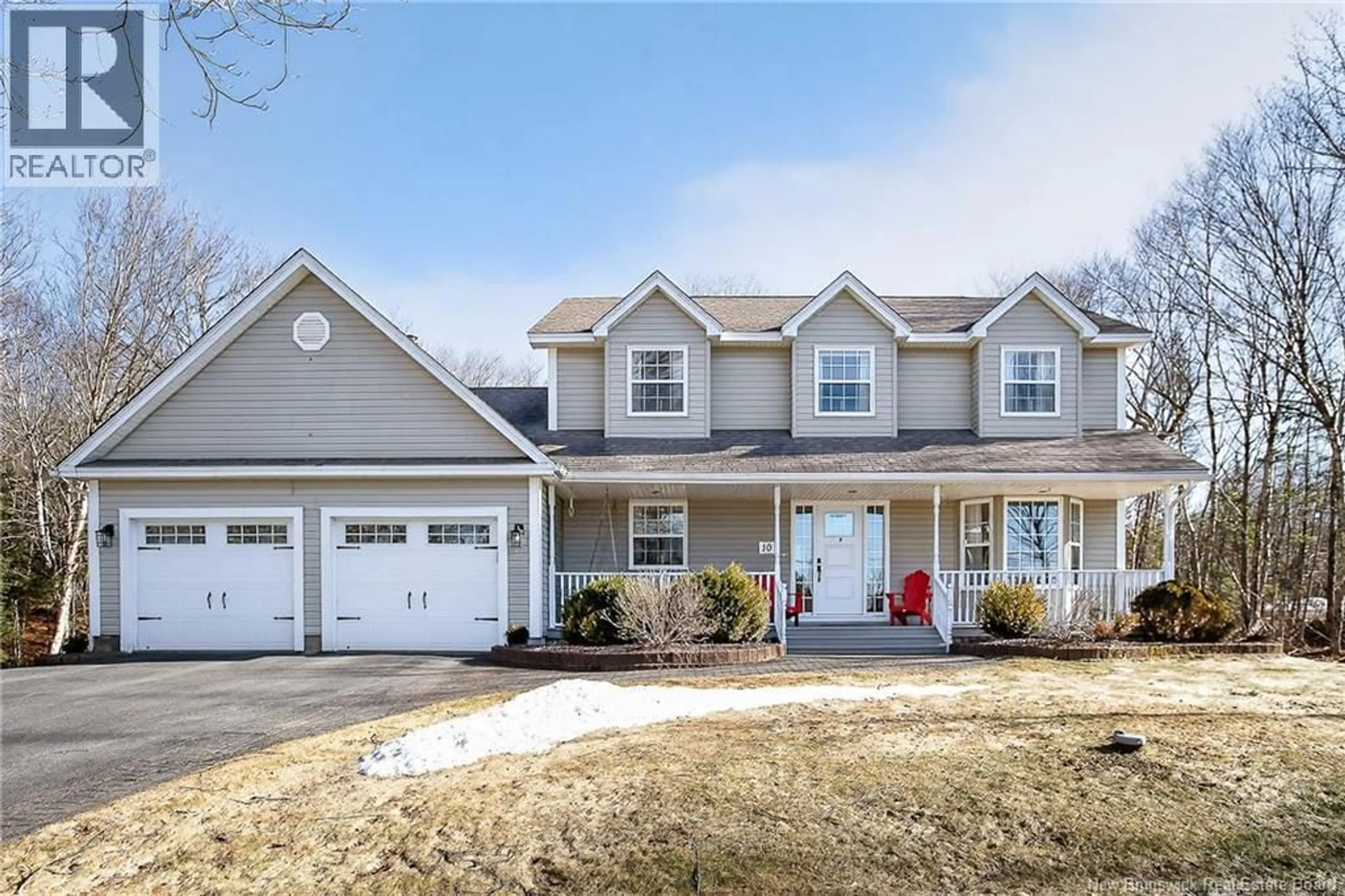 Home with vinyl exterior material, street for 10 ASPEN STREET, Saint John New Brunswick E2N1P9