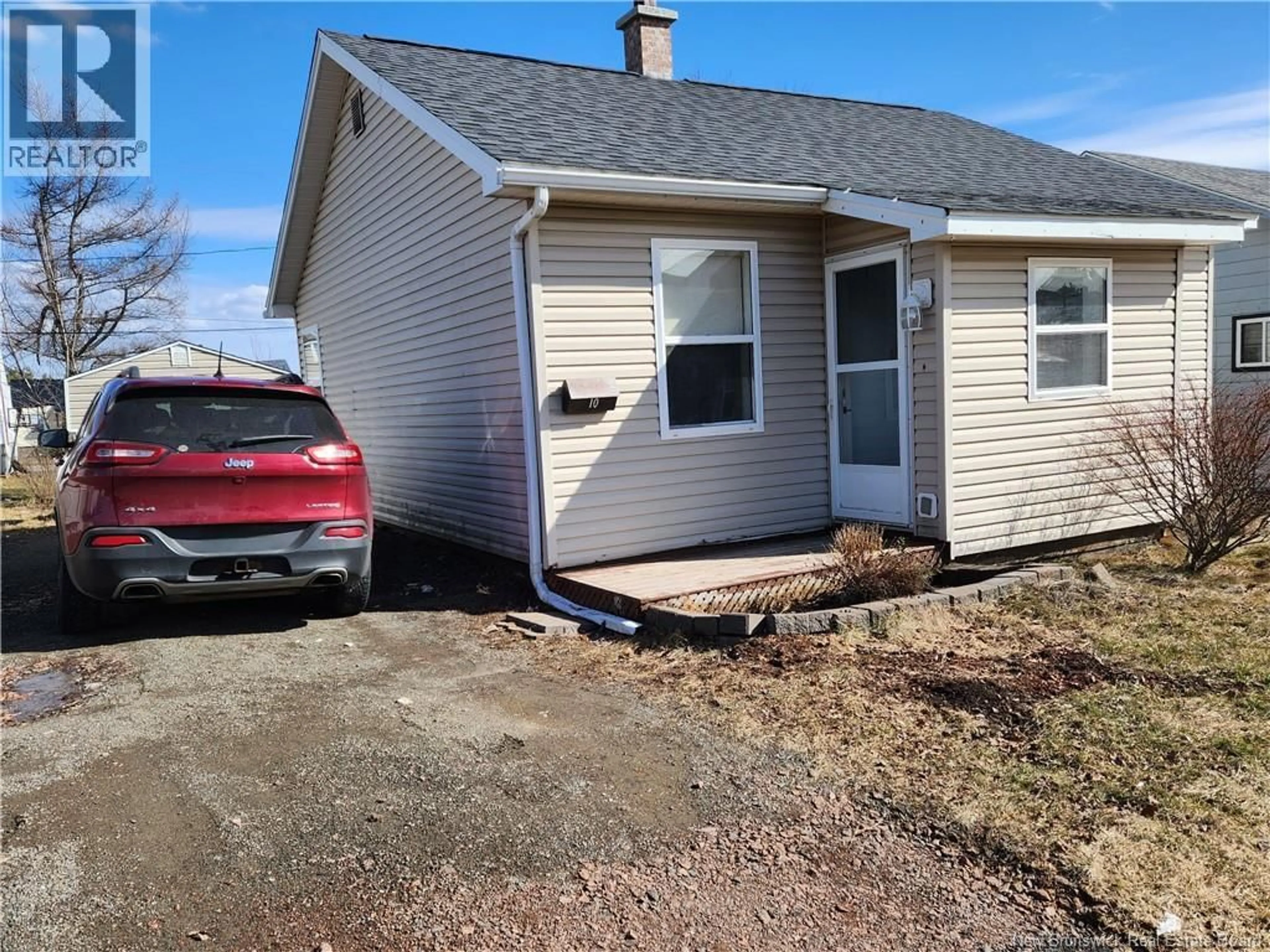 Home with vinyl exterior material, street for 10 COPP STREET, Dieppe New Brunswick E1A2H1