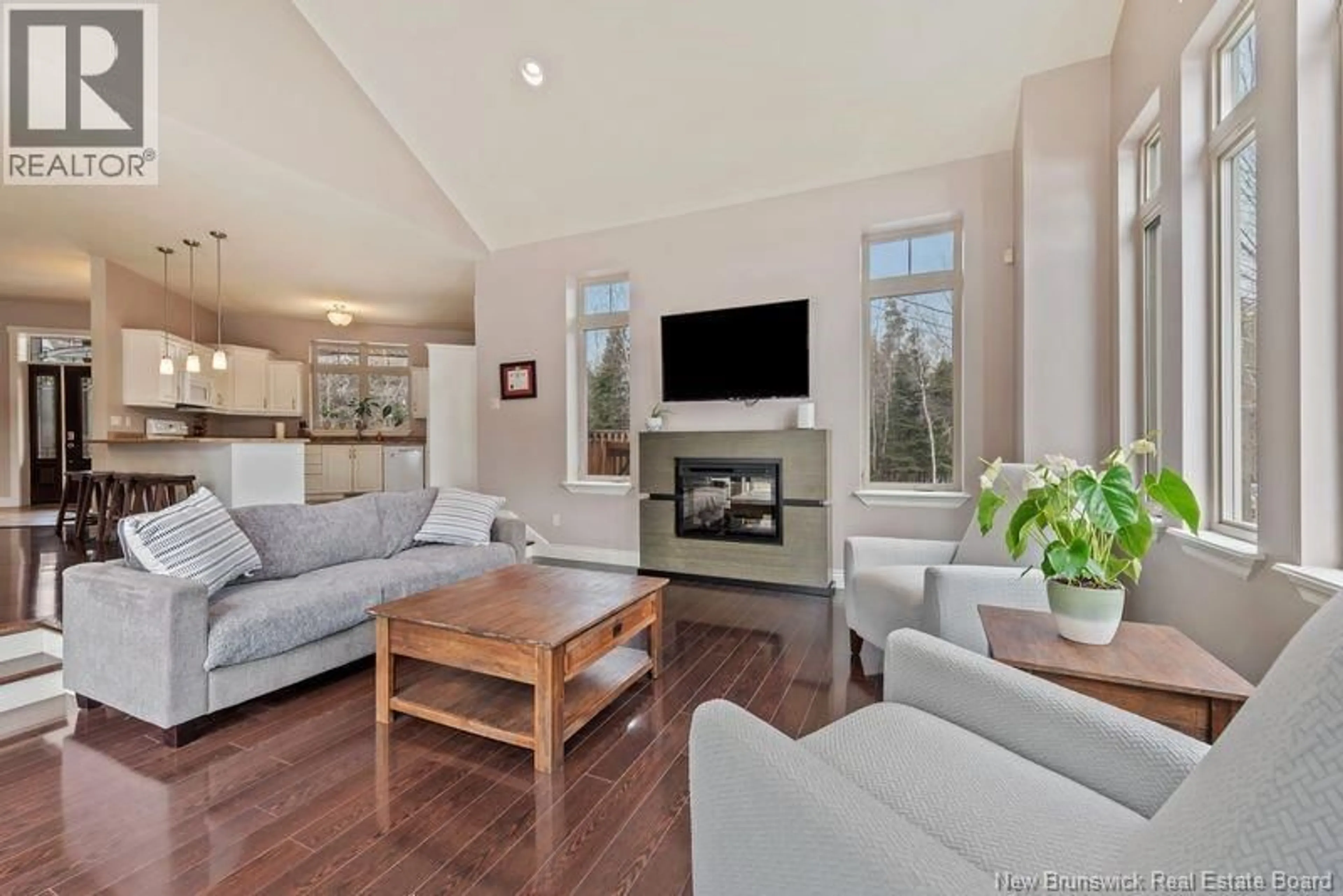 Living room with furniture, wood/laminate floor for 225 NIAGARA ROAD, Pine Glen New Brunswick E1J1H7