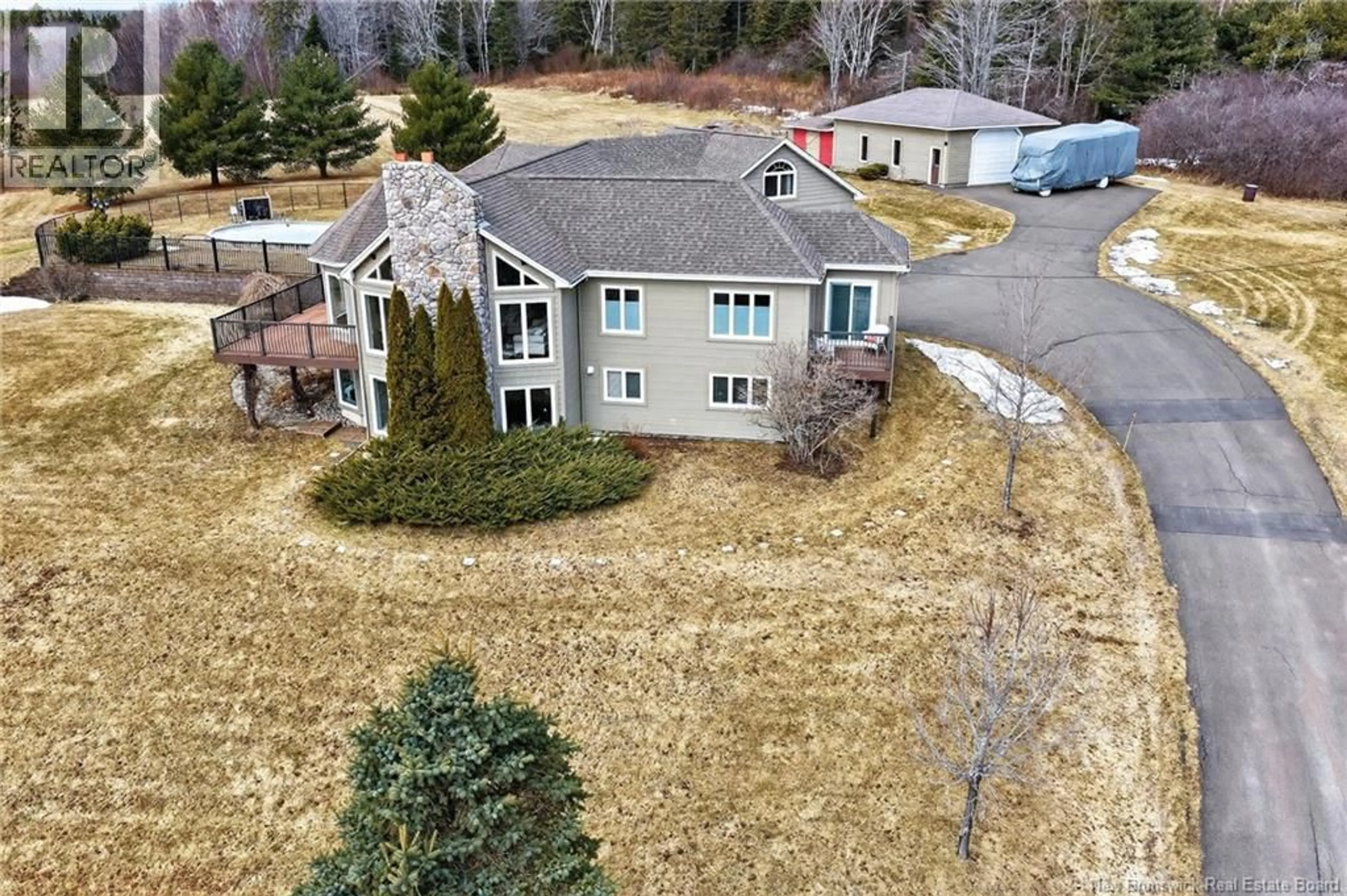 A pic from outside/outdoor area/front of a property/back of a property/a pic from drone, mountain view for 710 DESHERBIERS STREET, Saint-Louis-De-Kent New Brunswick E4X1S9