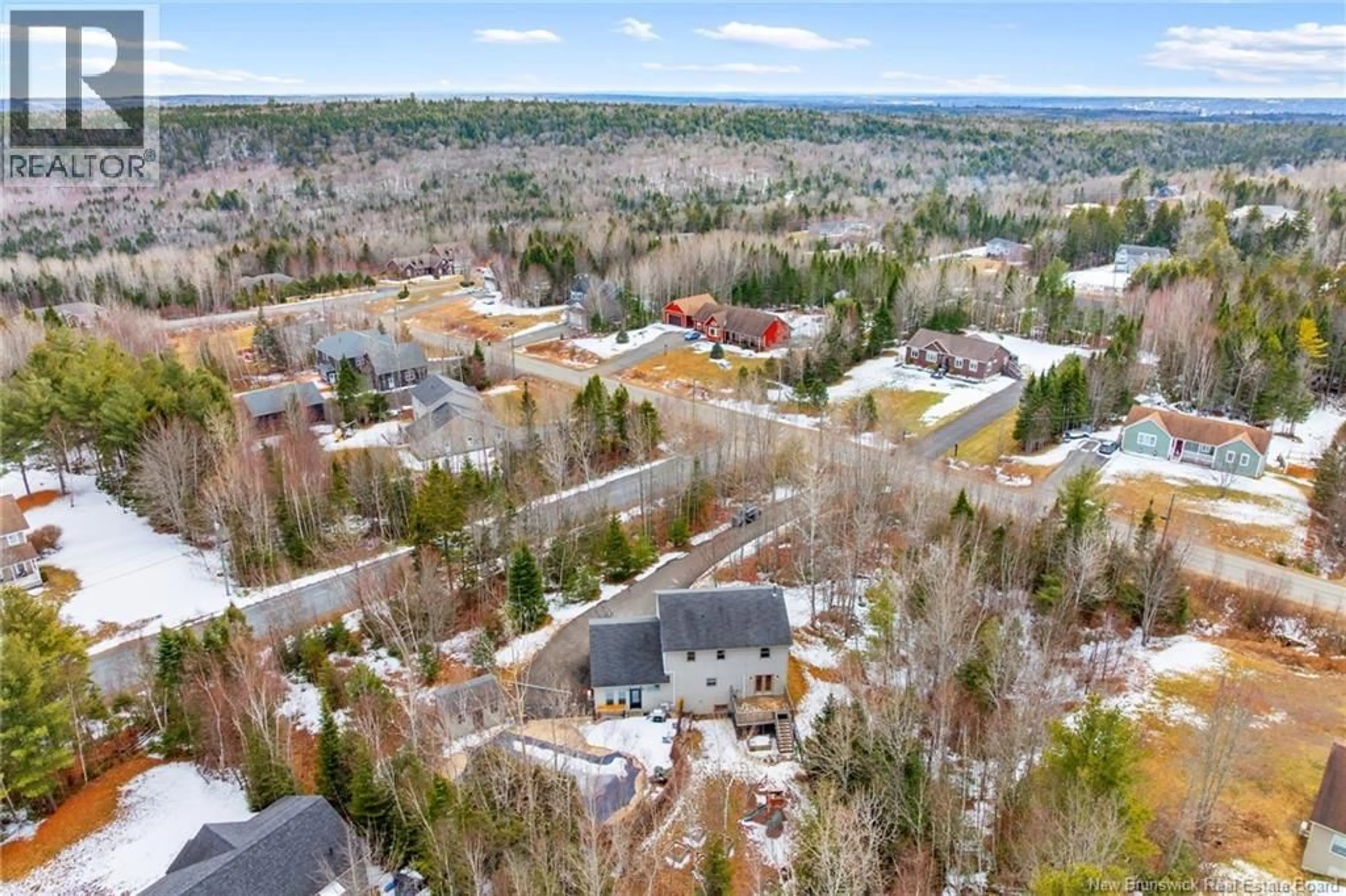 A pic from outside/outdoor area/front of a property/back of a property/a pic from drone, unknown for 107 STIRLING DRIVE, Fredericton New Brunswick E3A9E9