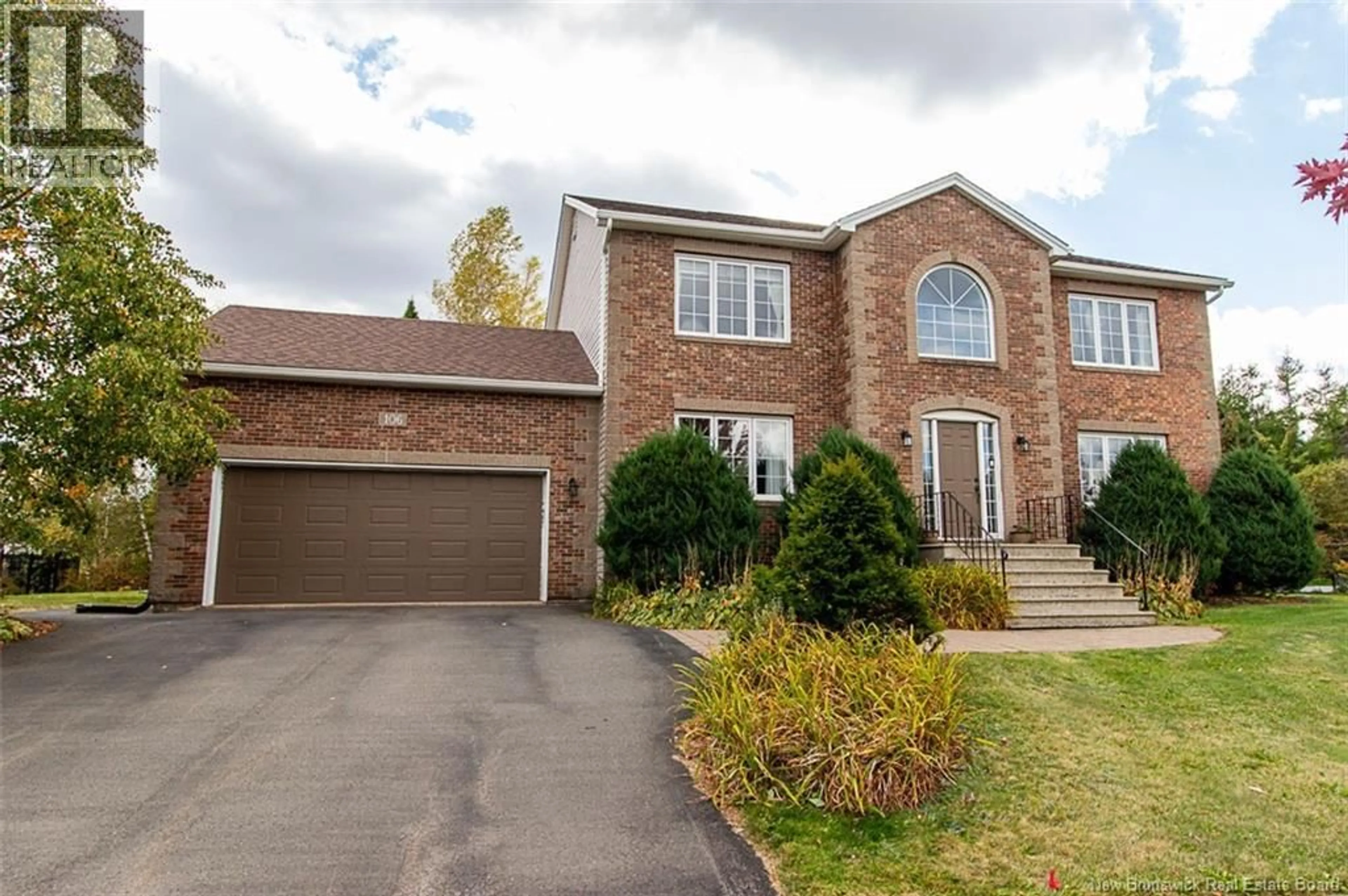 Home with brick exterior material, street for 106 ROYAL OAKS BOULEVARD, Moncton New Brunswick E1H3P2