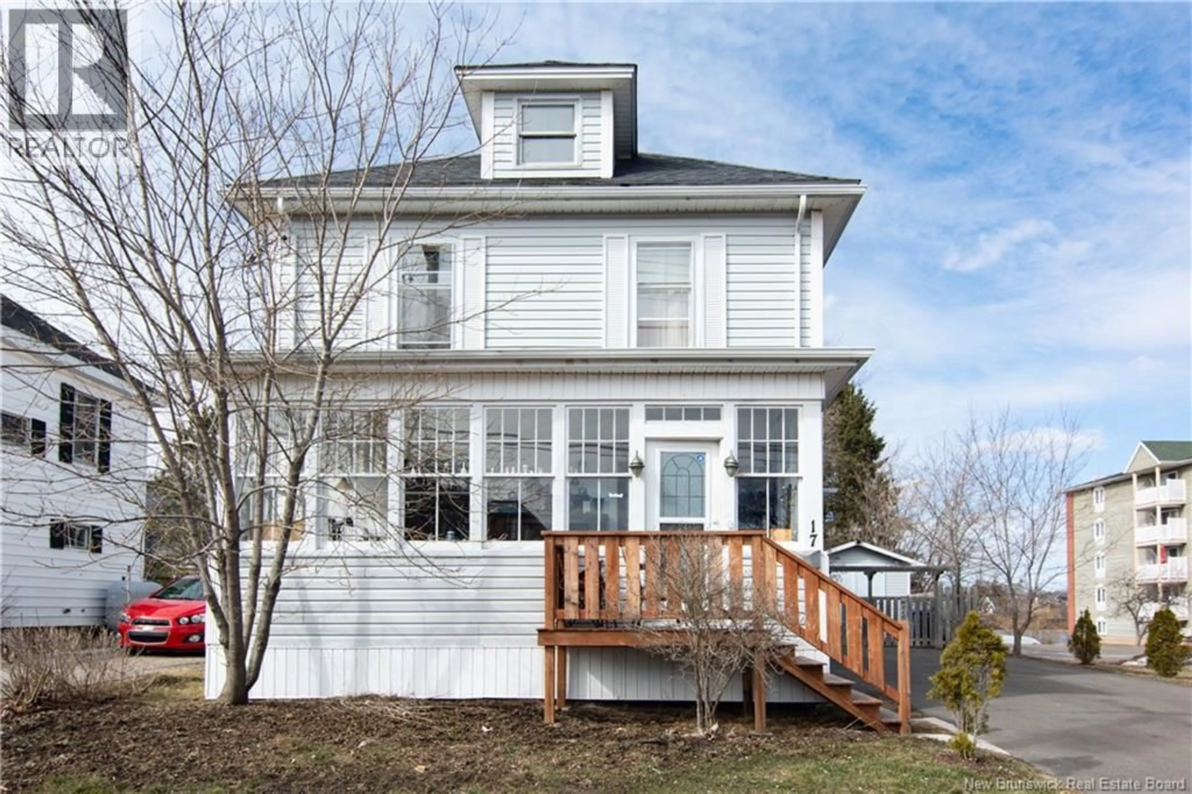 Home with vinyl exterior material, street for 17 CHAPMAN STREET, Moncton New Brunswick E1E1K6