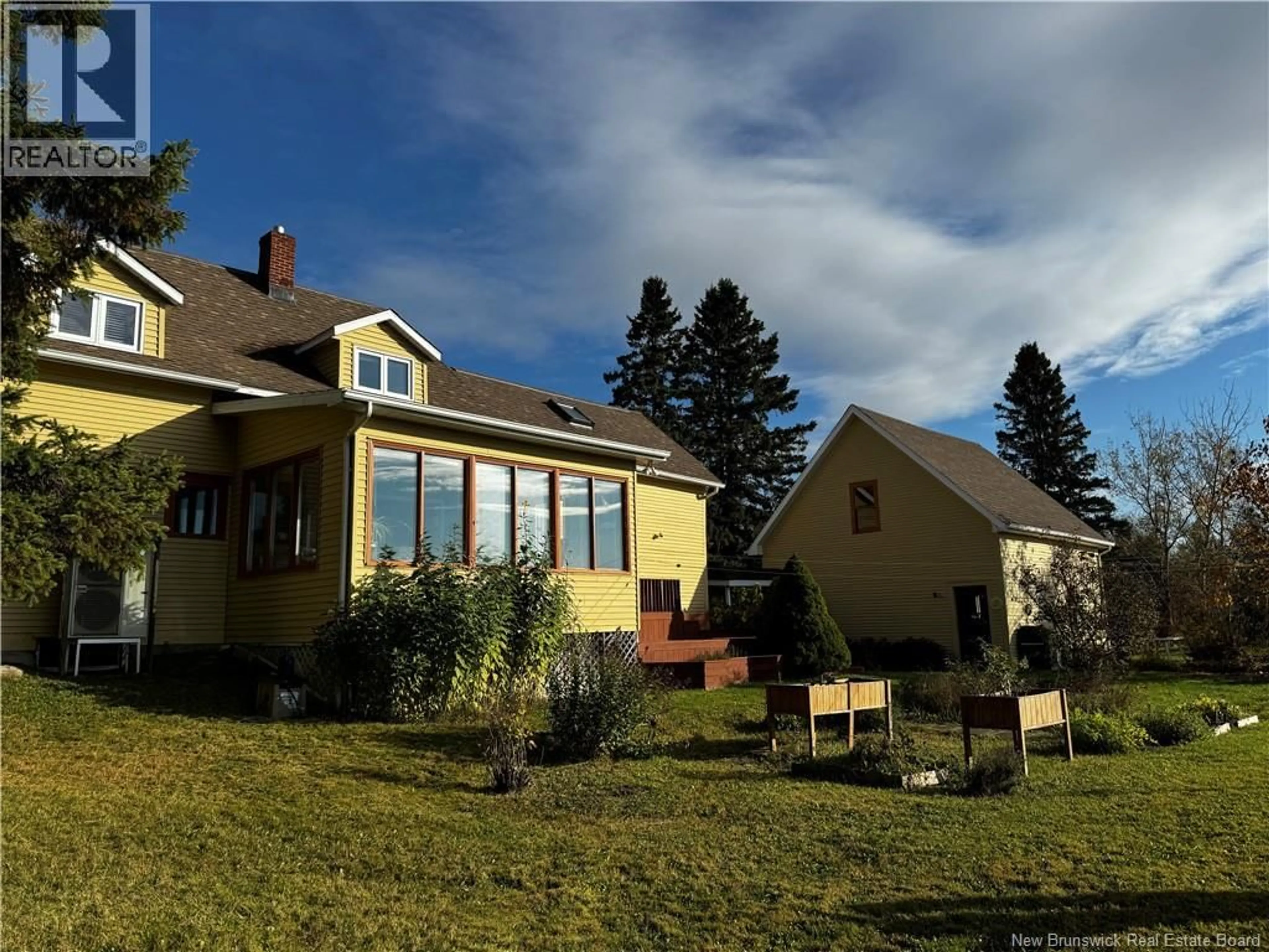 A pic from outside/outdoor area/front of a property/back of a property/a pic from drone, mountain view for 2396 CENTRALE STREET, St-Hilaire New Brunswick E3V4W1