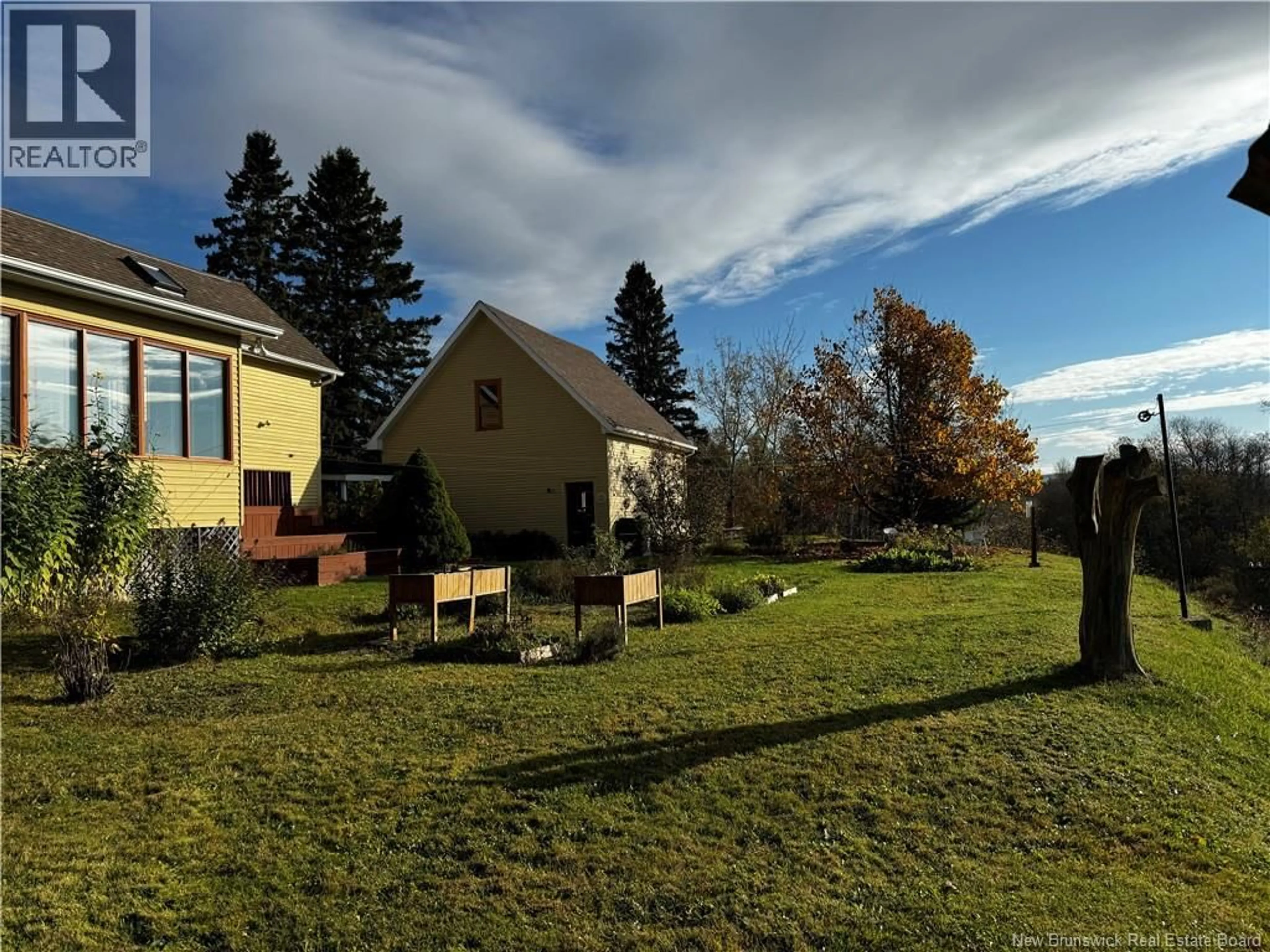 A pic from outside/outdoor area/front of a property/back of a property/a pic from drone, mountain view for 2396 CENTRALE STREET, St-Hilaire New Brunswick E3V4W1