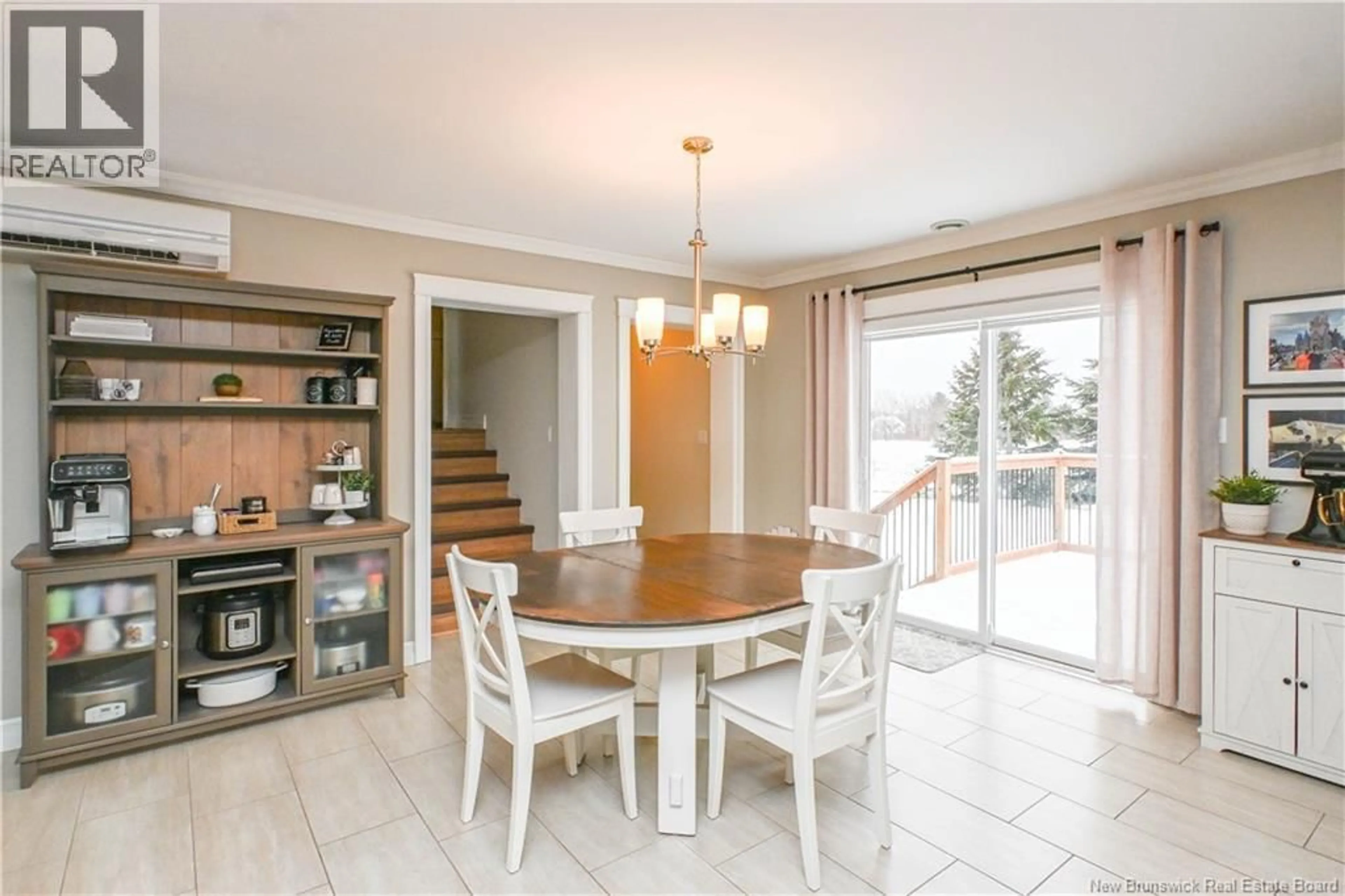Dining room, ceramic/tile floor for 201 DES ERABLES STREET, Paquetville New Brunswick E8R1C7