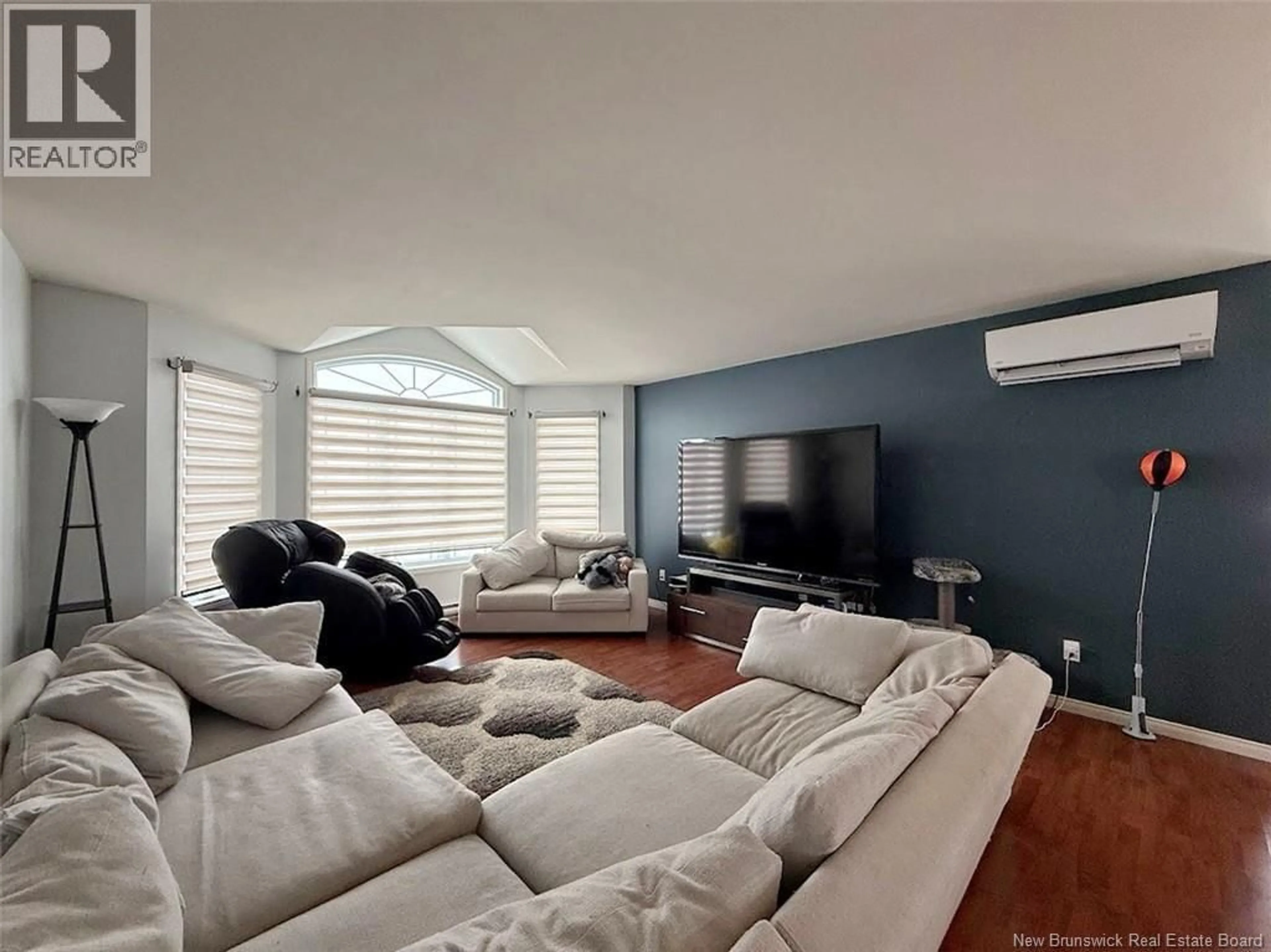 Living room with furniture, unknown for 8 DES PLAINES AVENUE, Edmundston New Brunswick E3V4X4