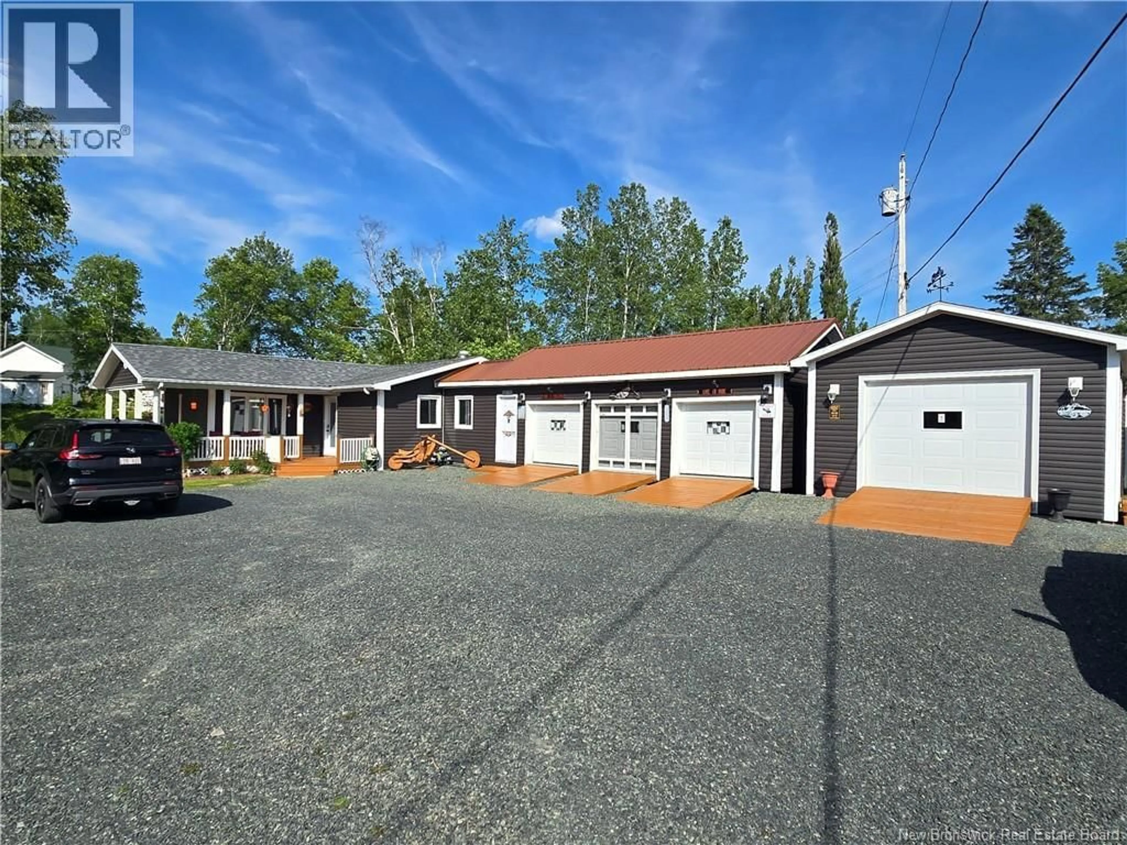 A pic from outside/outdoor area/front of a property/back of a property/a pic from drone, street for 2052 MILLSTREAM ROAD, Dunlop New Brunswick E8K2K3