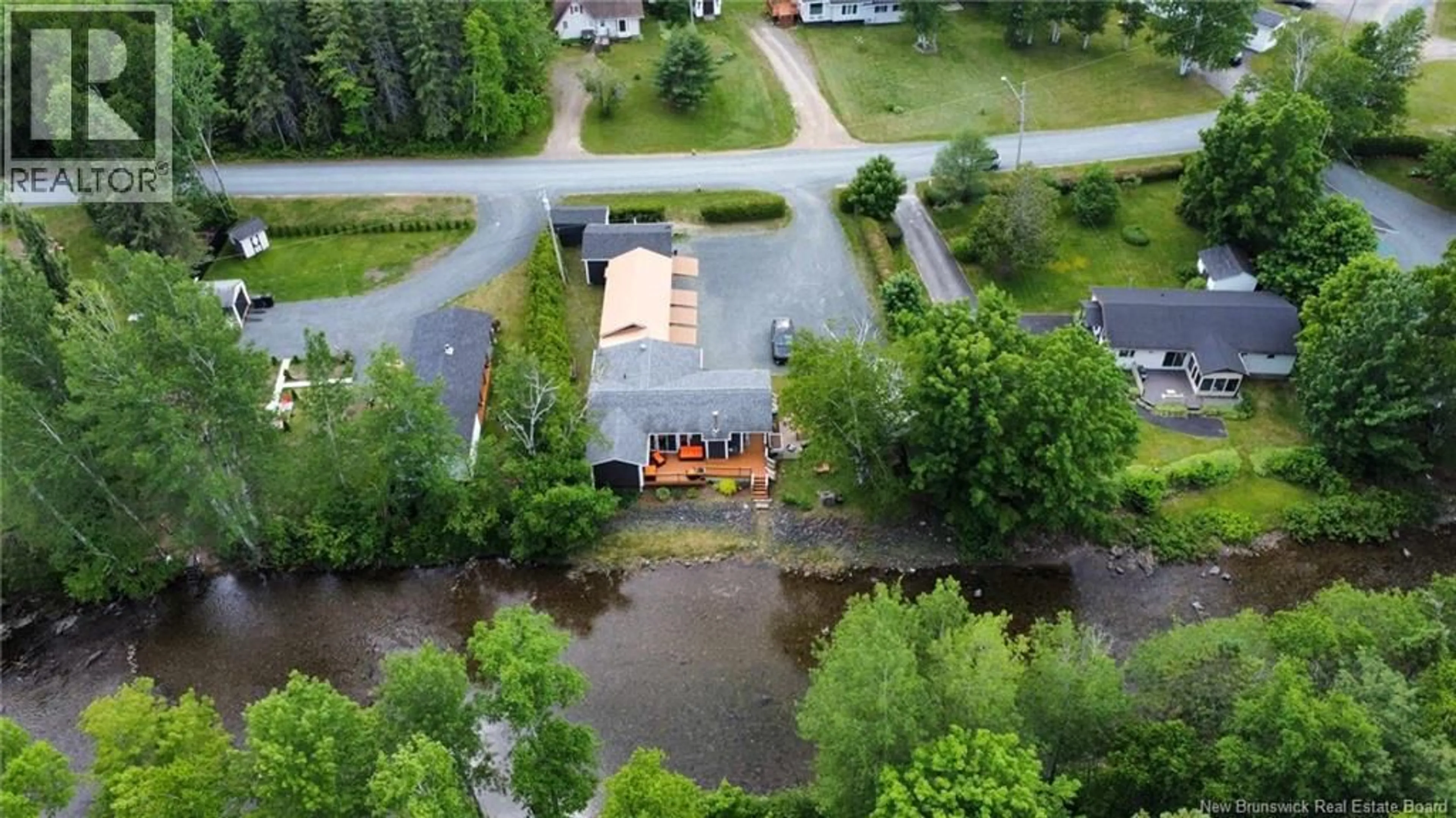 A pic from outside/outdoor area/front of a property/back of a property/a pic from drone, water/lake/river/ocean view for 2052 MILLSTREAM ROAD, Dunlop New Brunswick E8K2K3