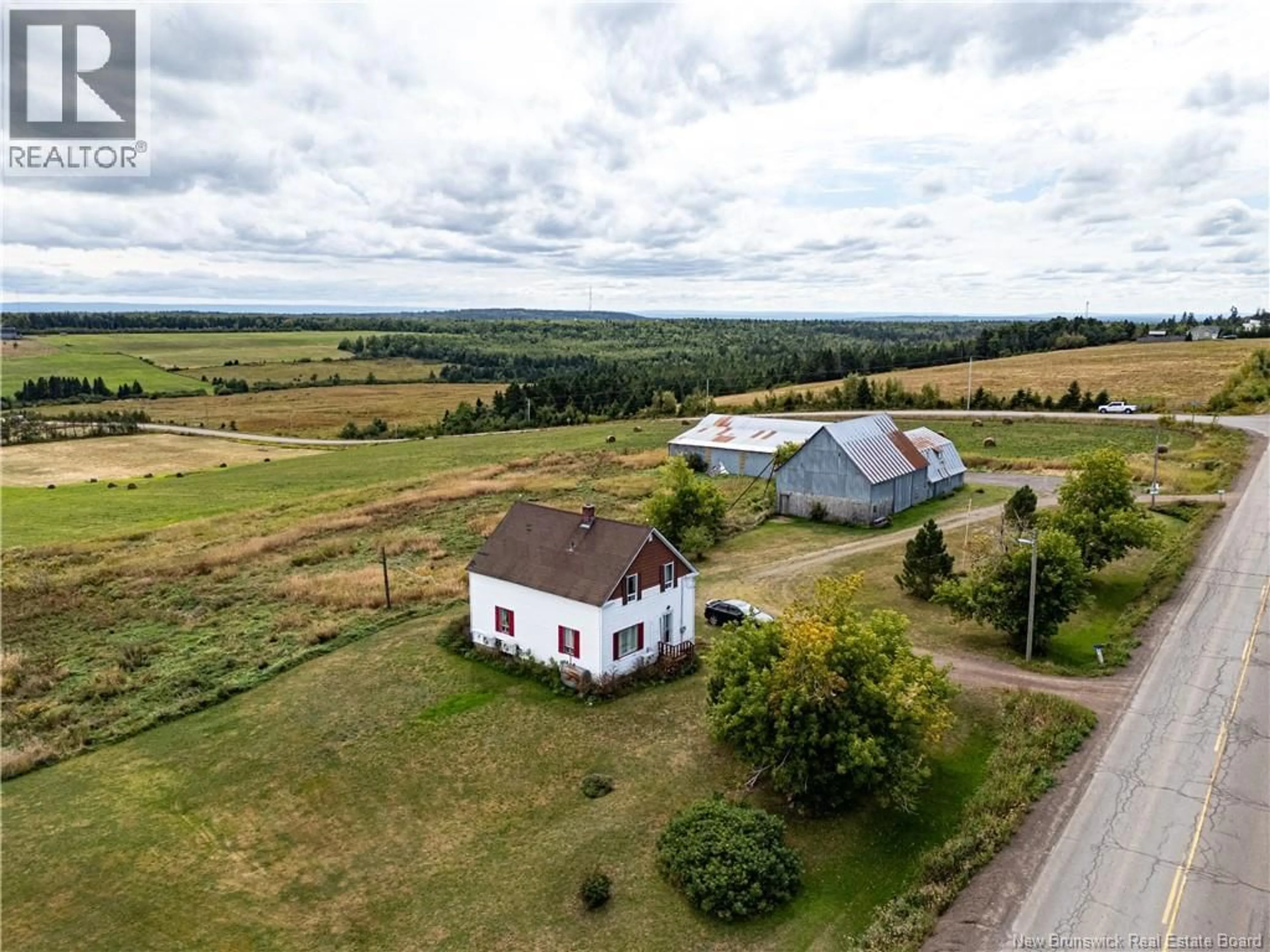 A pic from outside/outdoor area/front of a property/back of a property/a pic from drone, building for 449 INDIAN MOUNTAIN ROAD, Stilesville New Brunswick E1G3C4