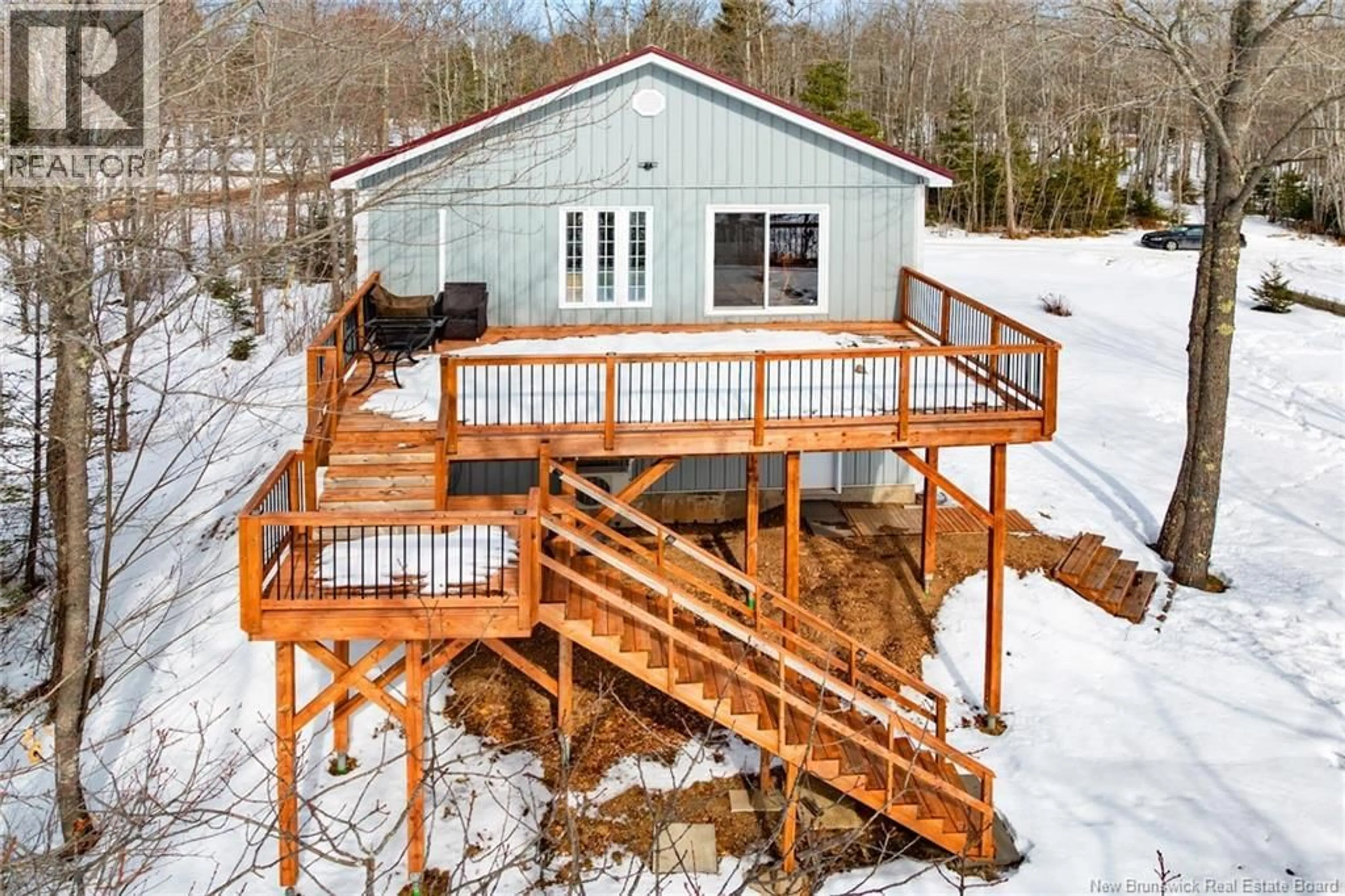 A pic from outside/outdoor area/front of a property/back of a property/a pic from drone, unknown for 25-1 FOSHAY BEACH ROAD, Cumberland Bay New Brunswick E4A3L8