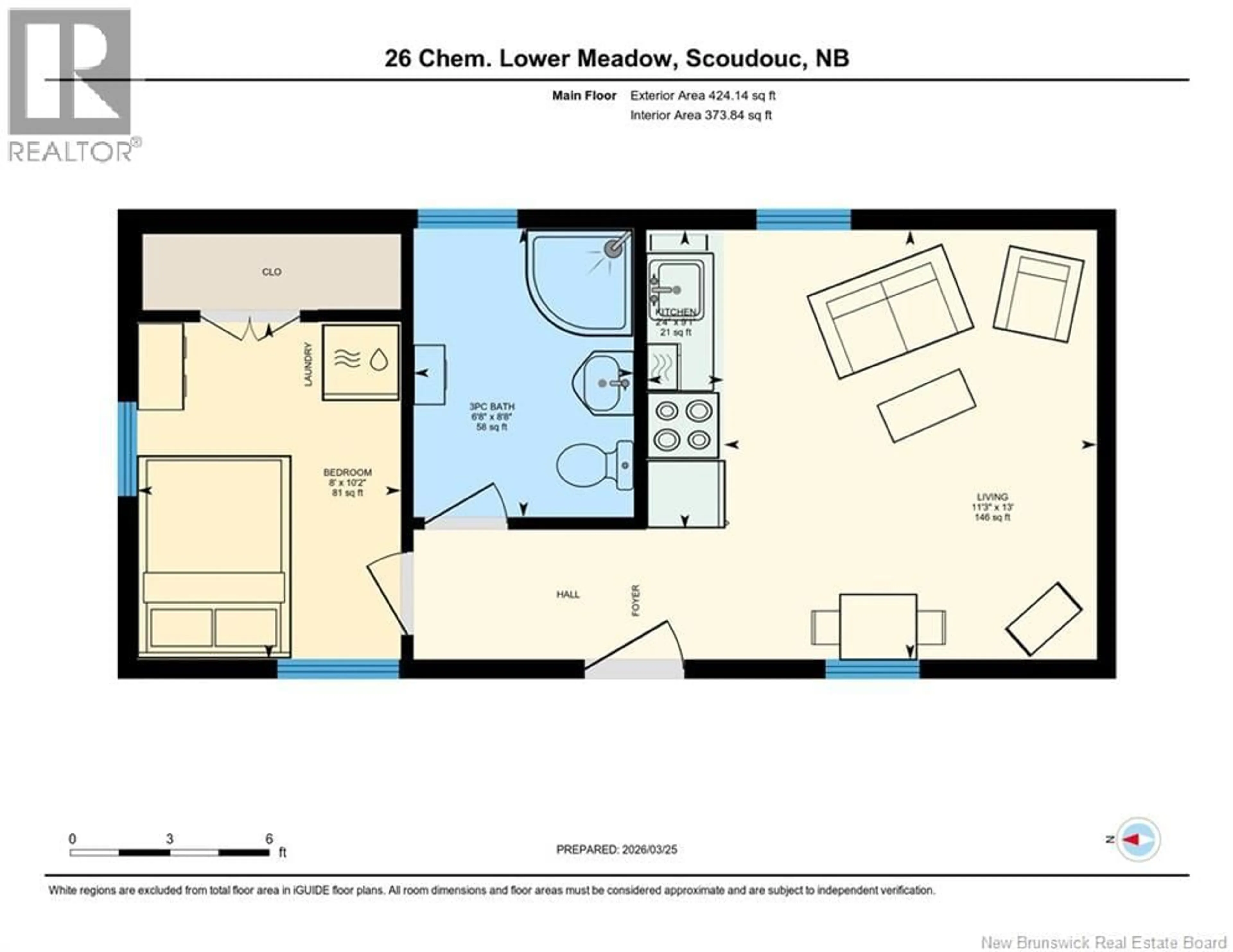 Floor plan for 26 LOWER MEADOW ROAD, Scoudouc New Brunswick E4P0A5