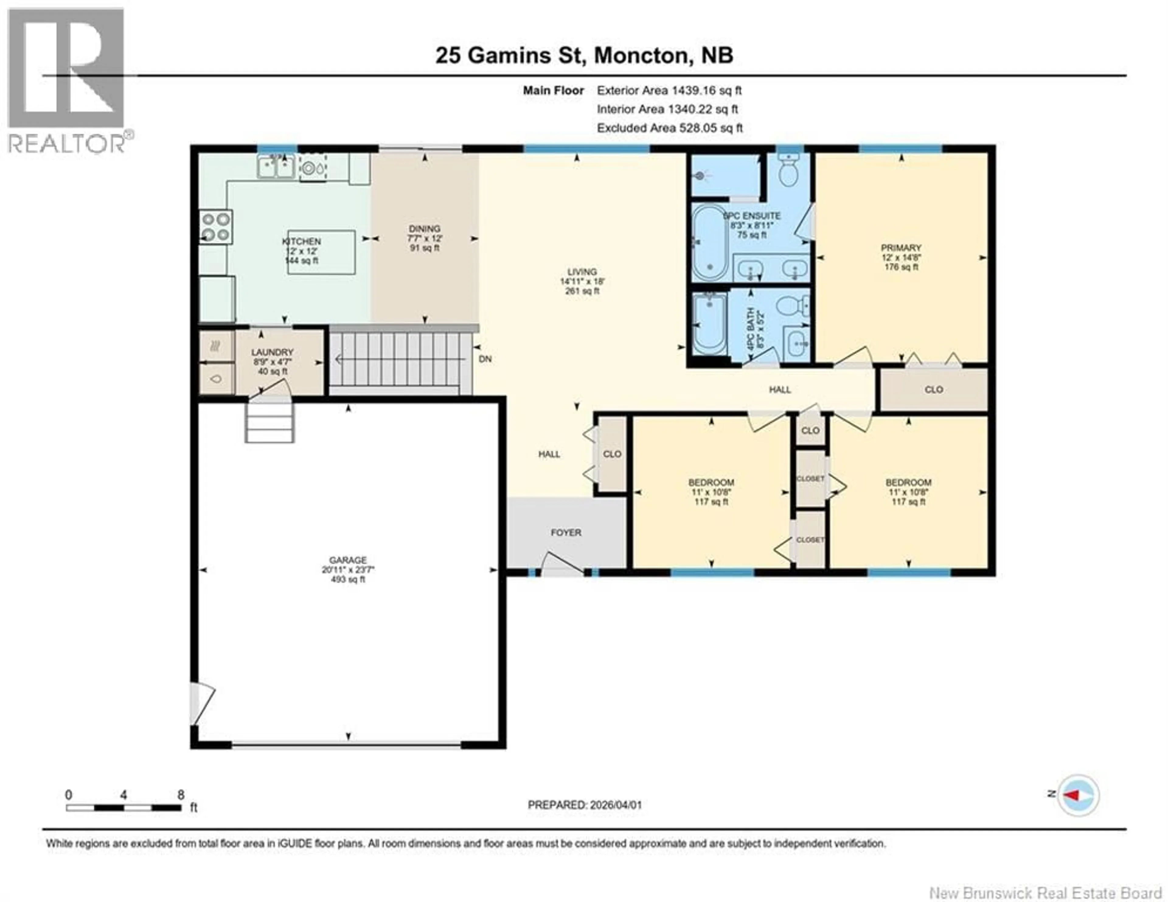 Floor plan for 25 DES GAMINS STREET, Lakeville New Brunswick E1H0J7