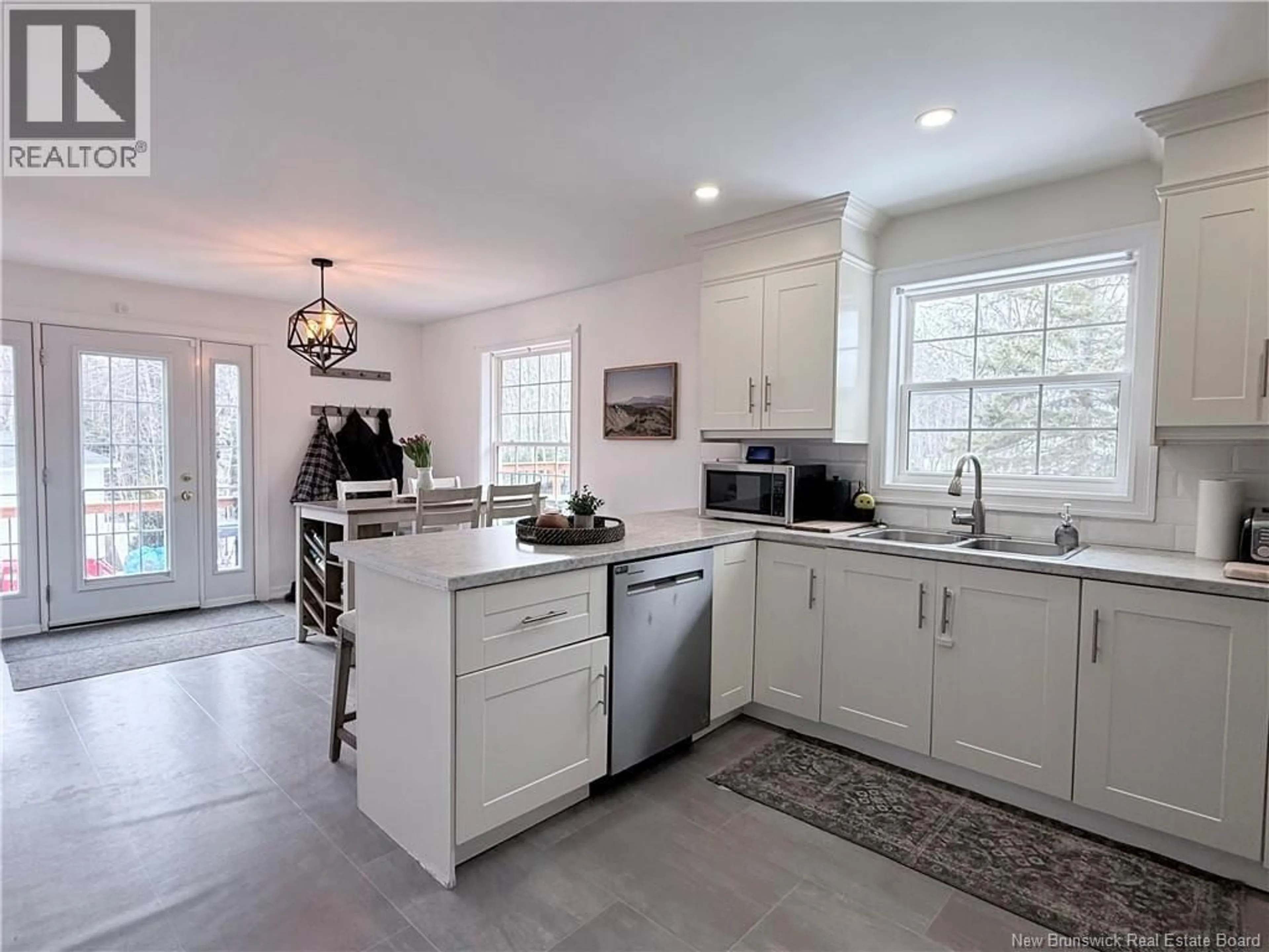 Open concept kitchen, ceramic/tile floor for 261 MCKINNON ROAD, Miramichi New Brunswick E1V5Y7