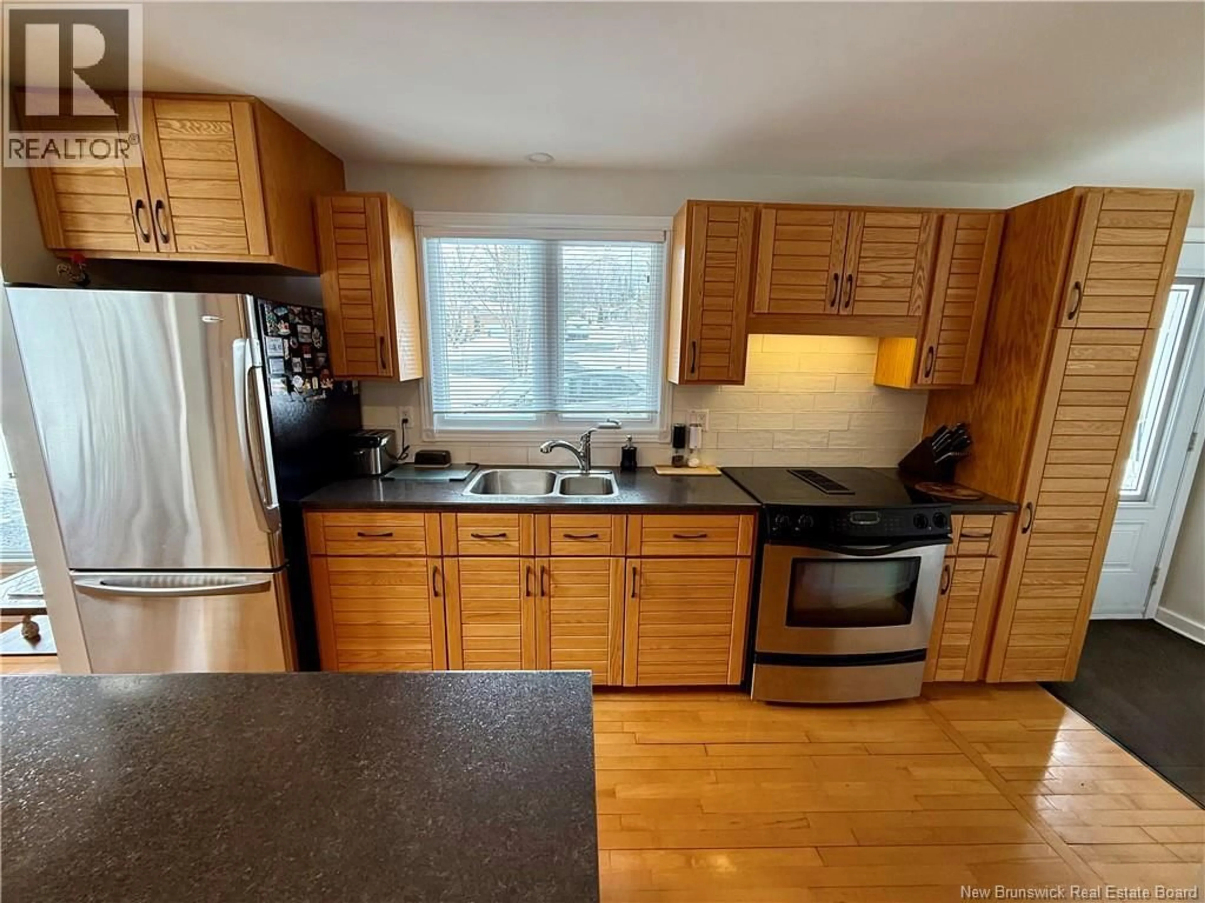 Standard kitchen, wood/laminate floor for 47 BÉLANGER STREET, Saint-Basile New Brunswick E7C1S7