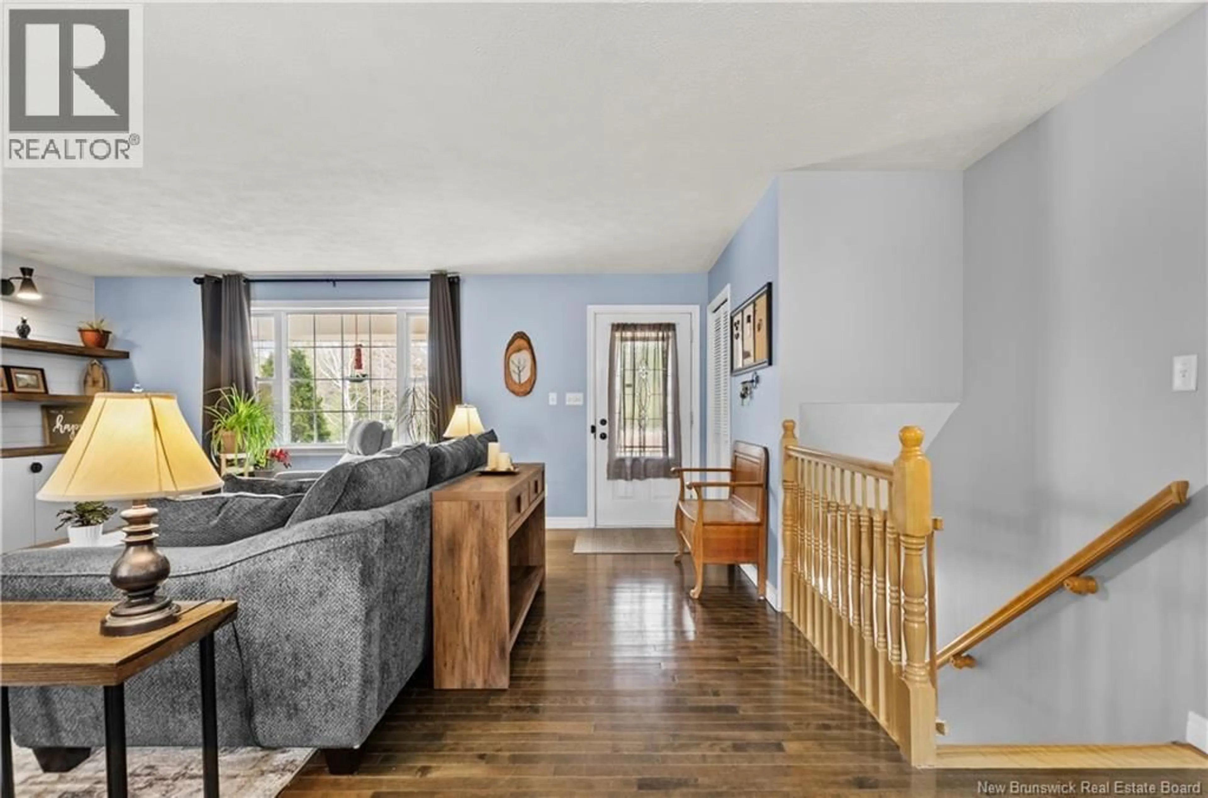 Living room with furniture, unknown for 122 SANDSTONE DRIVE, Hanwell New Brunswick E3E0B9