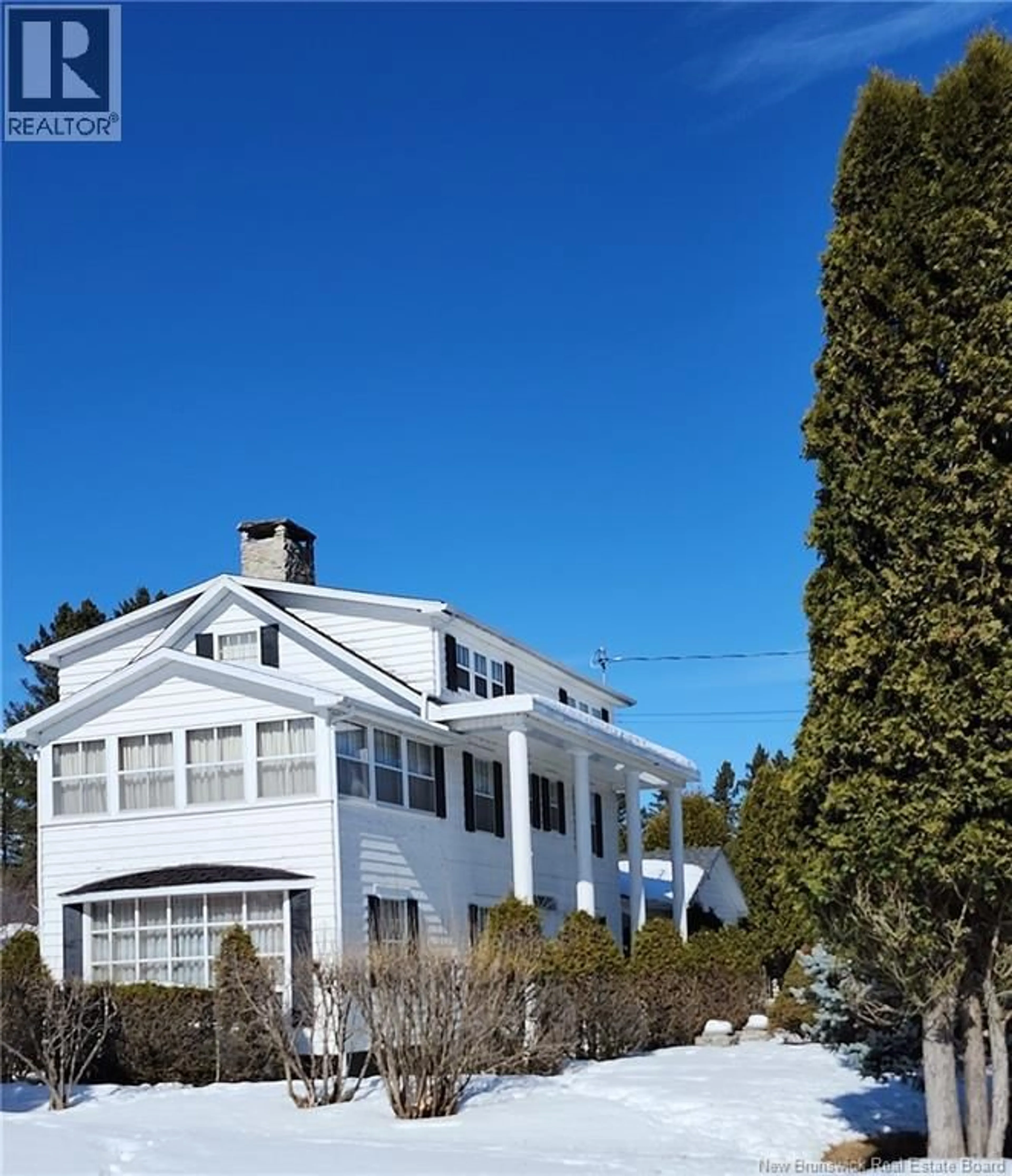 A pic from outside/outdoor area/front of a property/back of a property/a pic from drone, unknown for 55 HILLCREST STREET, Plaster Rock New Brunswick E7G1V2