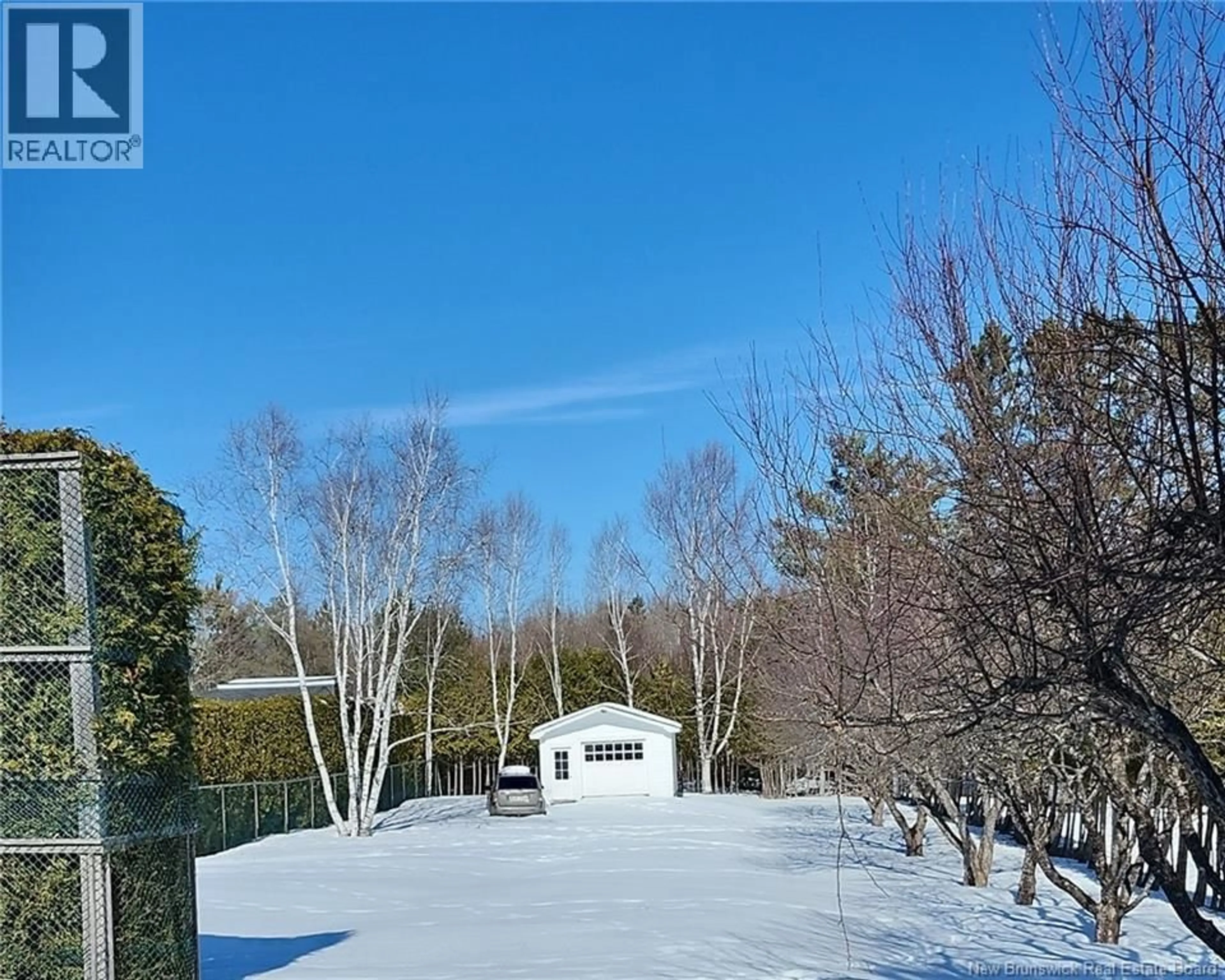 A pic from outside/outdoor area/front of a property/back of a property/a pic from drone, water/lake/river/ocean view for 55 HILLCREST STREET, Plaster Rock New Brunswick E7G1V2