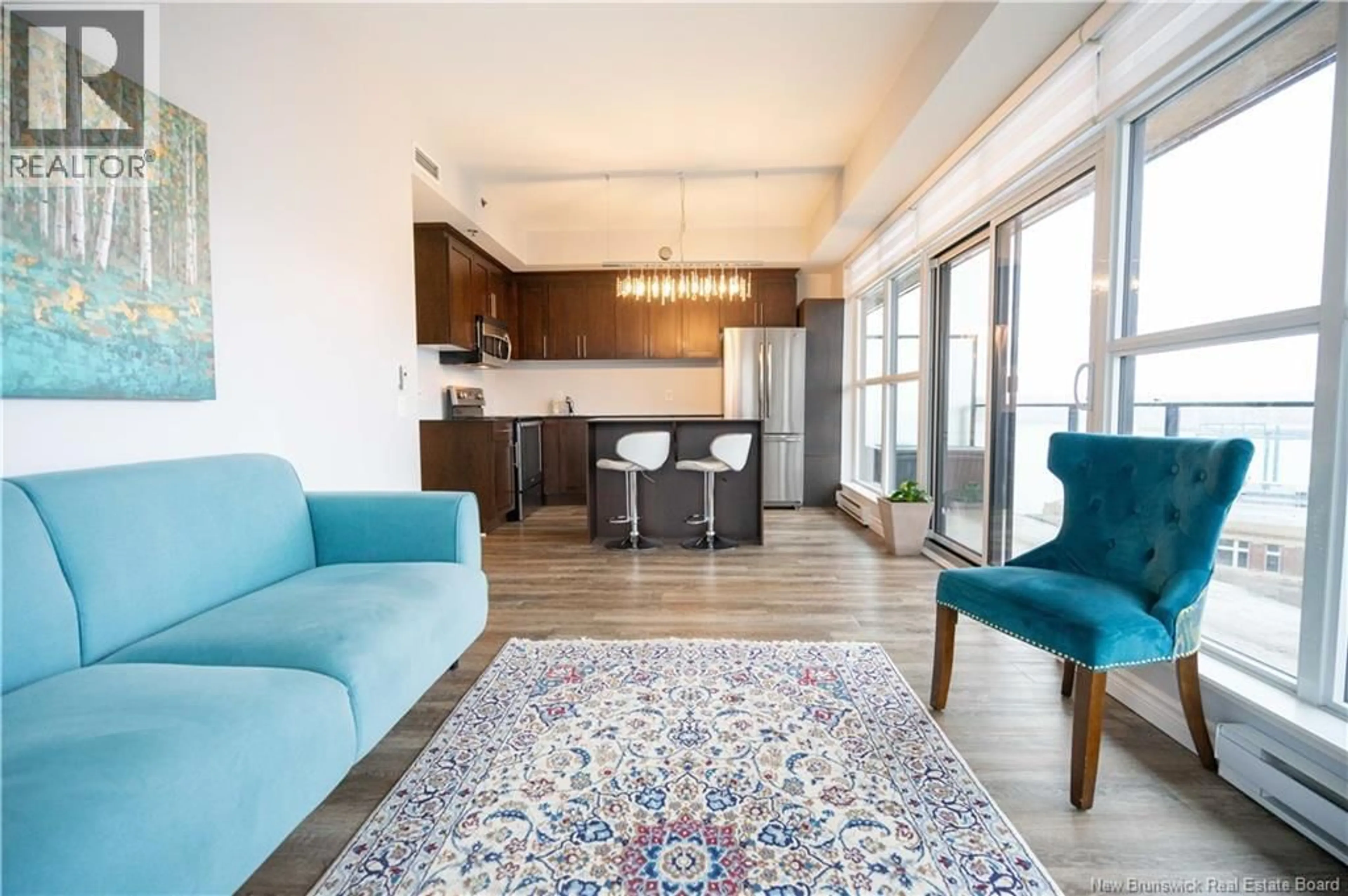 Living room with furniture, unknown for 609 - 243 PRINCE WILLIAM STREET, Saint John New Brunswick E2L0C6