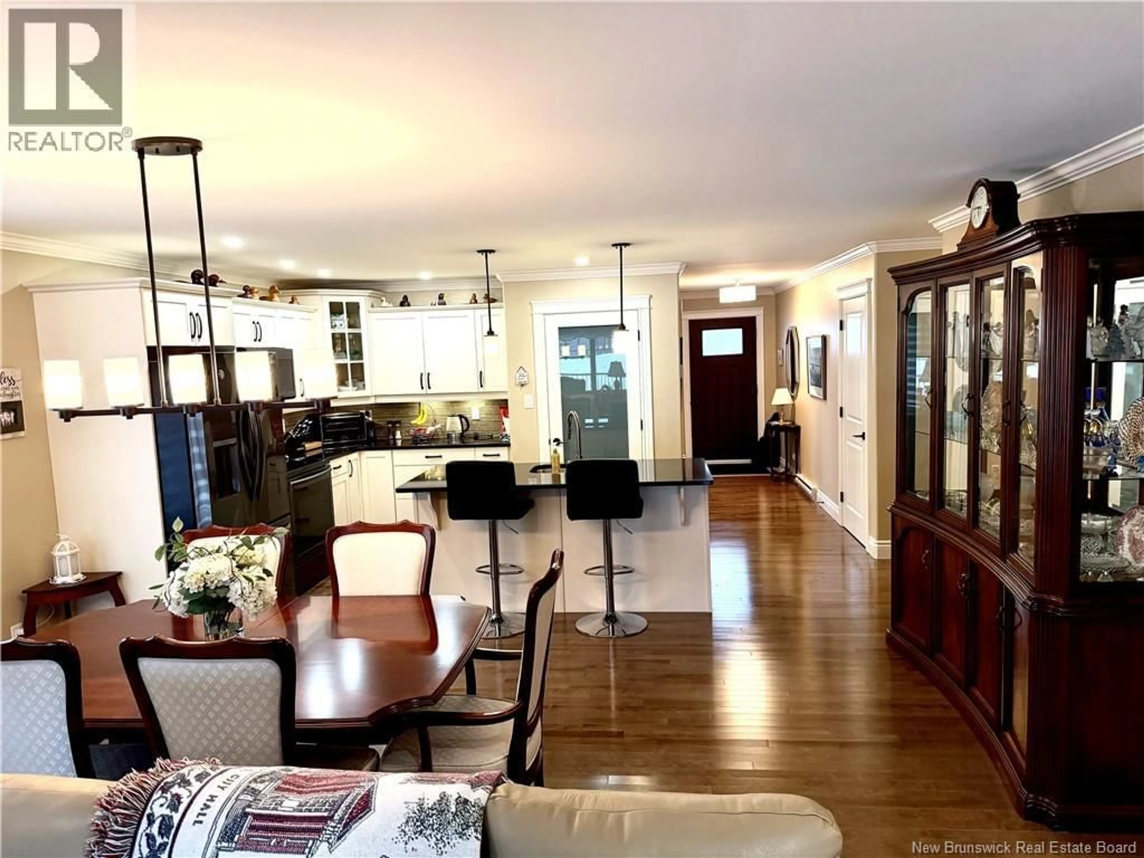 Open concept kitchen, wood/laminate floor for 71 BEL-AIRE AVENUE, Rothesay New Brunswick E2E4Y1