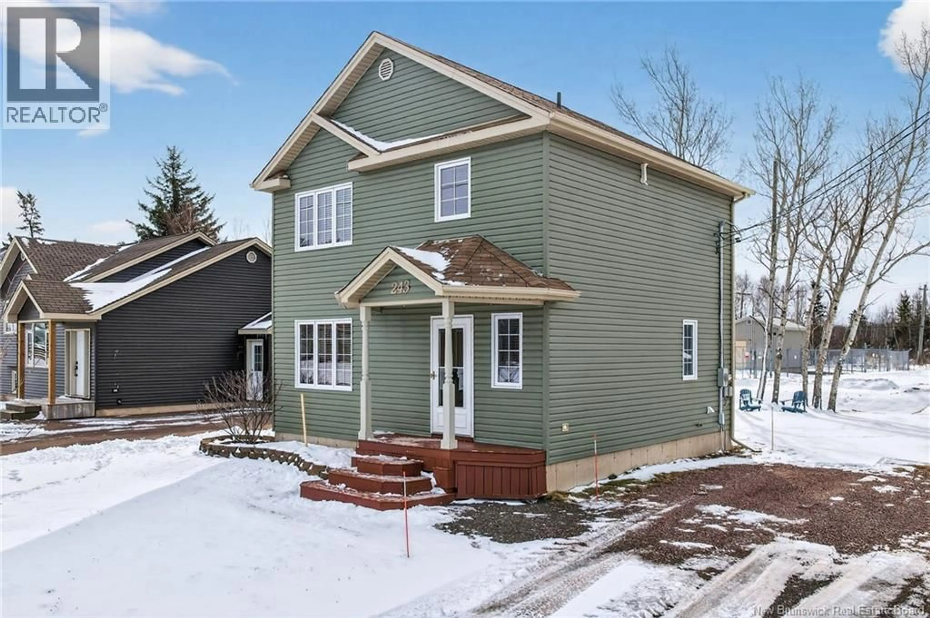Home with vinyl exterior material, street for 243 LANDRY, Shediac New Brunswick E4P9E9