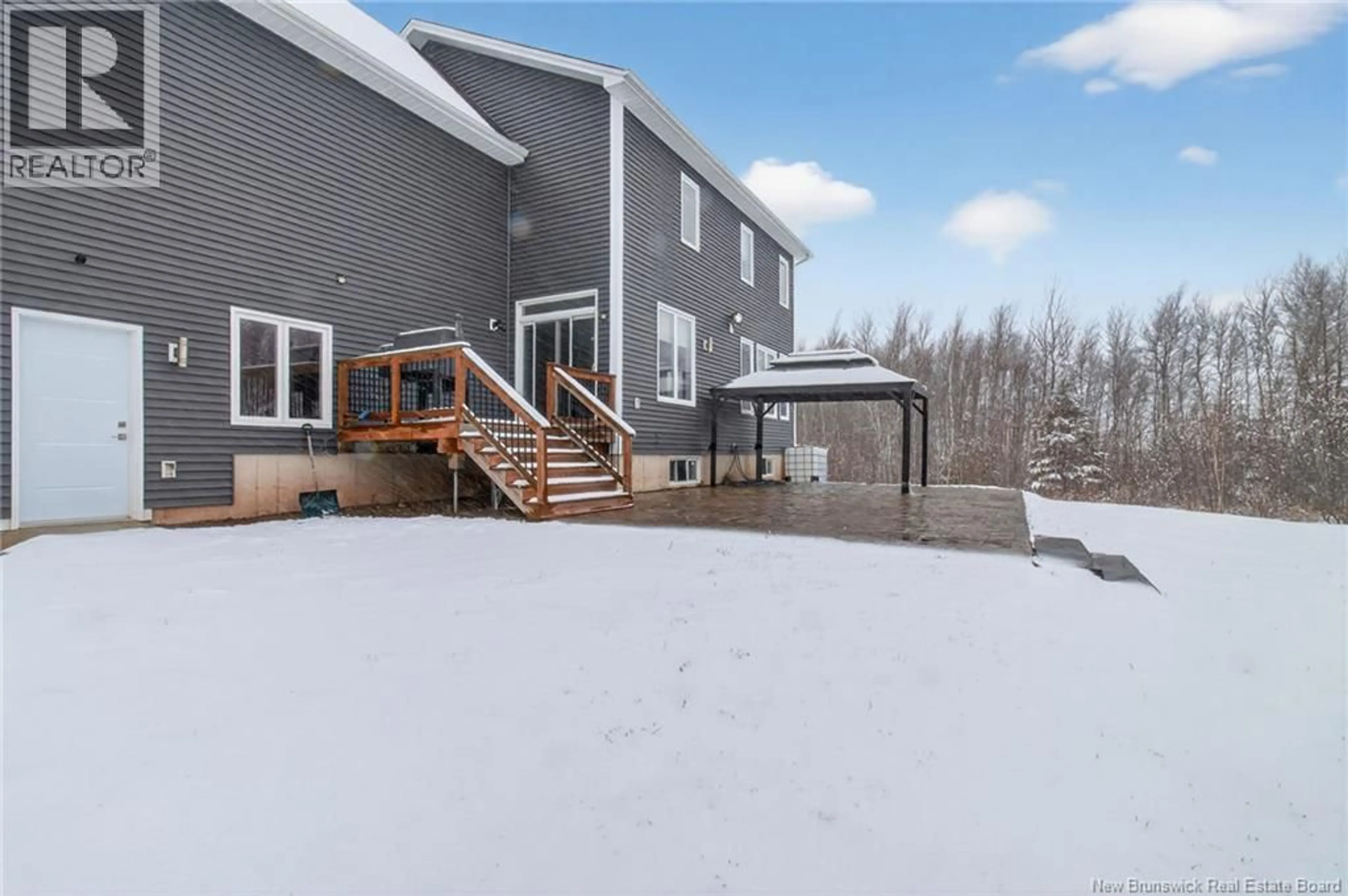 Patio, mountain view for 9 STREAMSIDE COURT, Berry Mills New Brunswick E1G3Z8