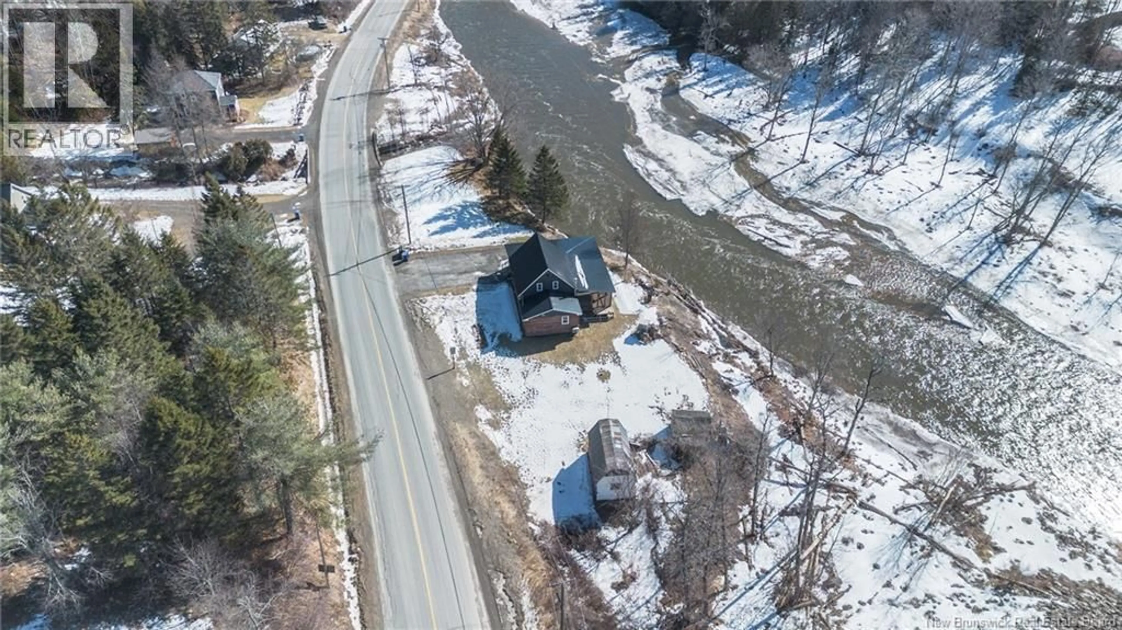 A pic from outside/outdoor area/front of a property/back of a property/a pic from drone, street for 1079 110 ROUTE, Tracey Mills New Brunswick E7K2G5